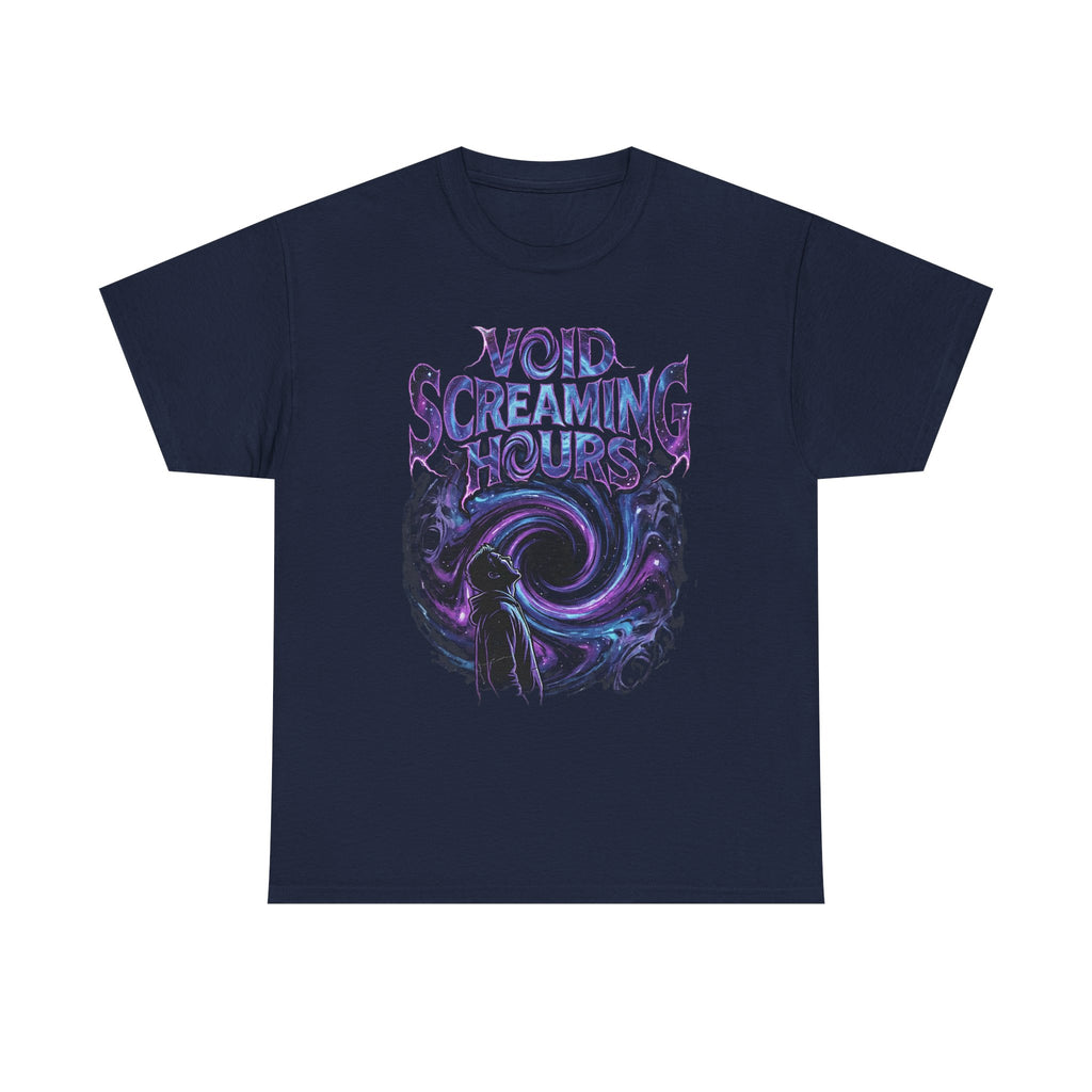 Void Screaming Hours Tee — Gothic Cosmic Horror T‑Shirt