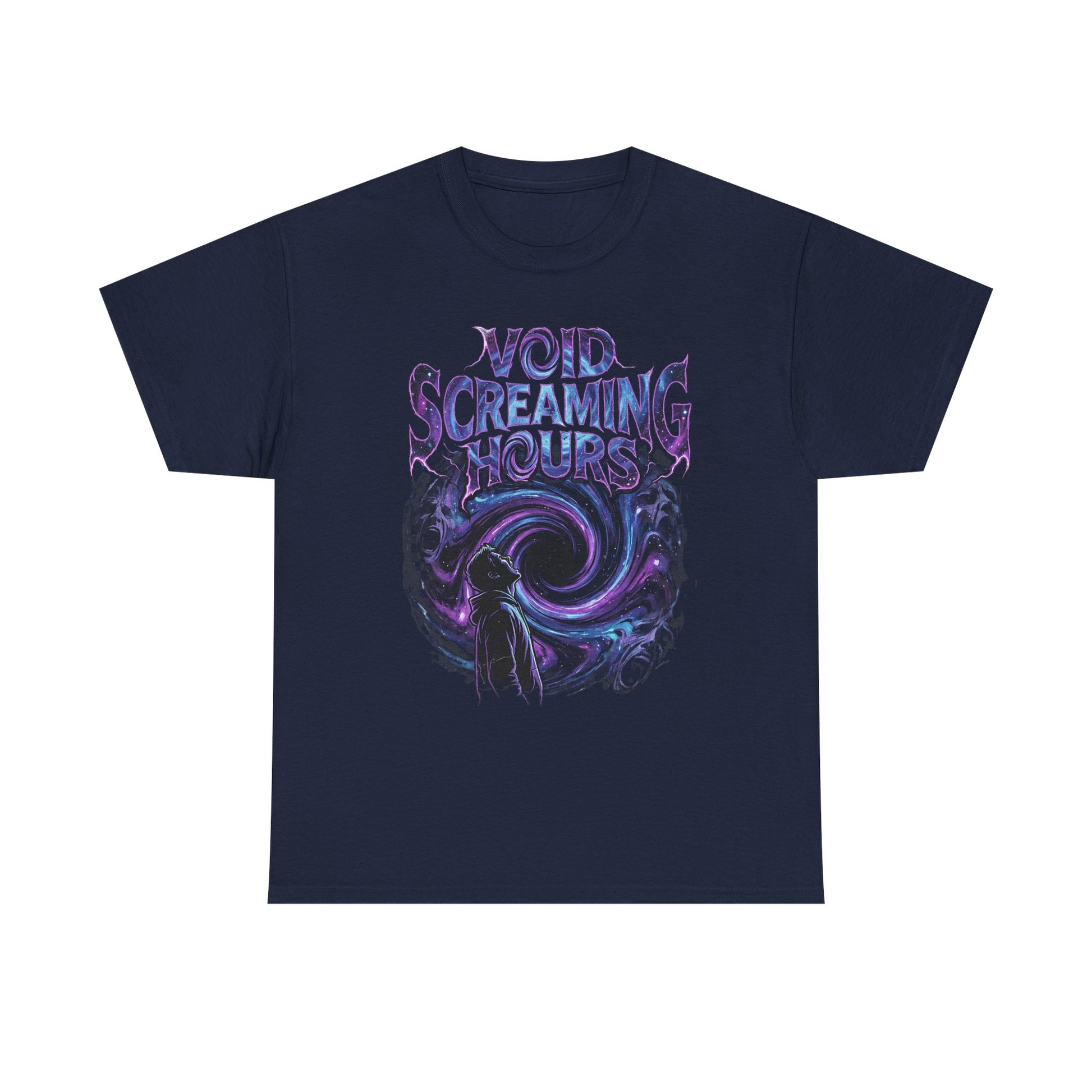 Void Screaming Hours Tee — Gothic Cosmic Horror T‑Shirt