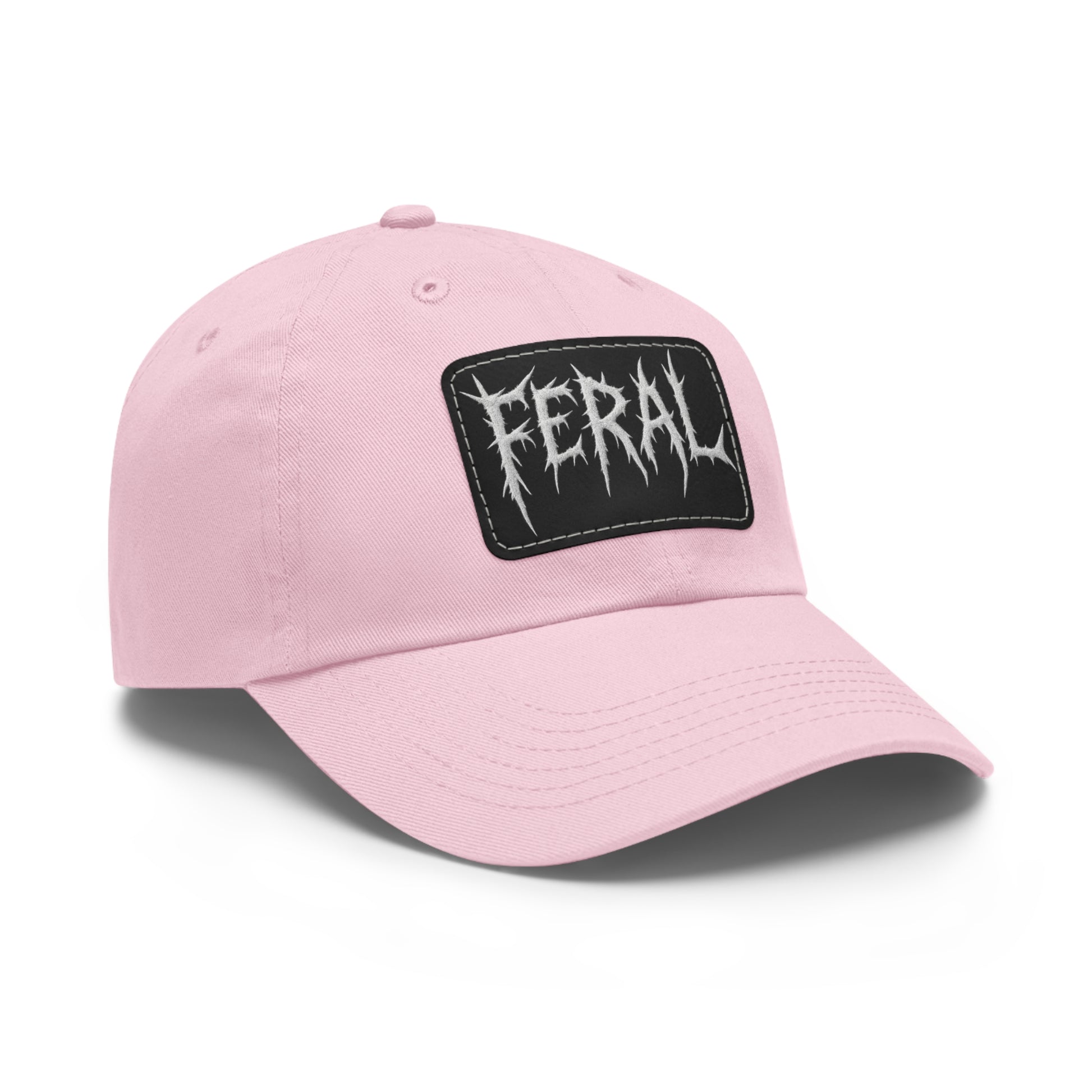 FERAL Embroidered Leather Patch Hat – Trash Cult Supply Co.