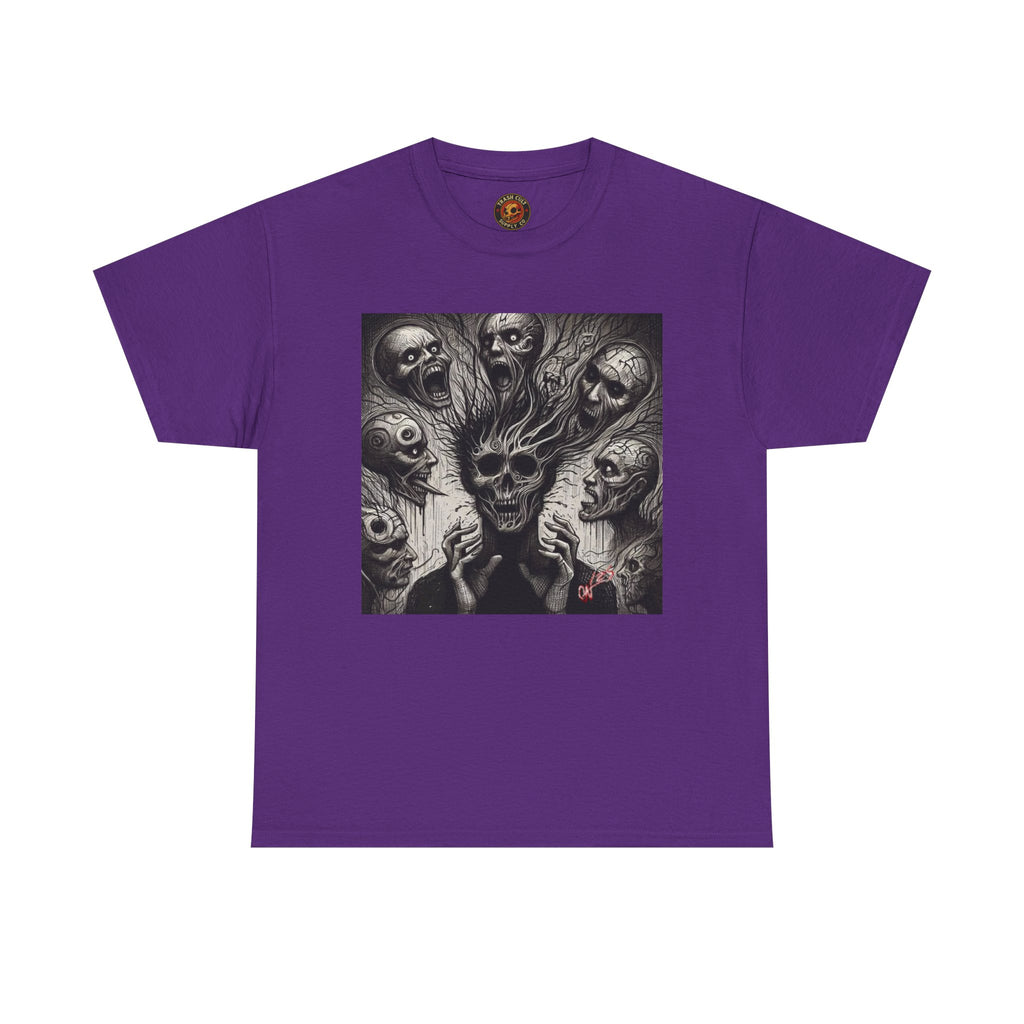 Xian Allen x Trash Cult Shirt – “Voices in the Void” | Horror Skull Scream T-Shirt