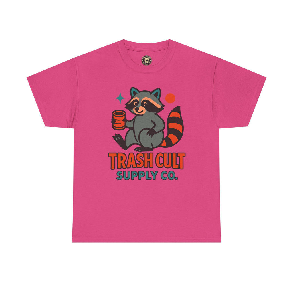 Trash Cult Supply Co. Unisex Heavy Cotton Tee, Eco-Friendly Tee, Gift for Raccoon Lovers, Cute Graphic T-Shirt, Trendy Streetwear, [...]