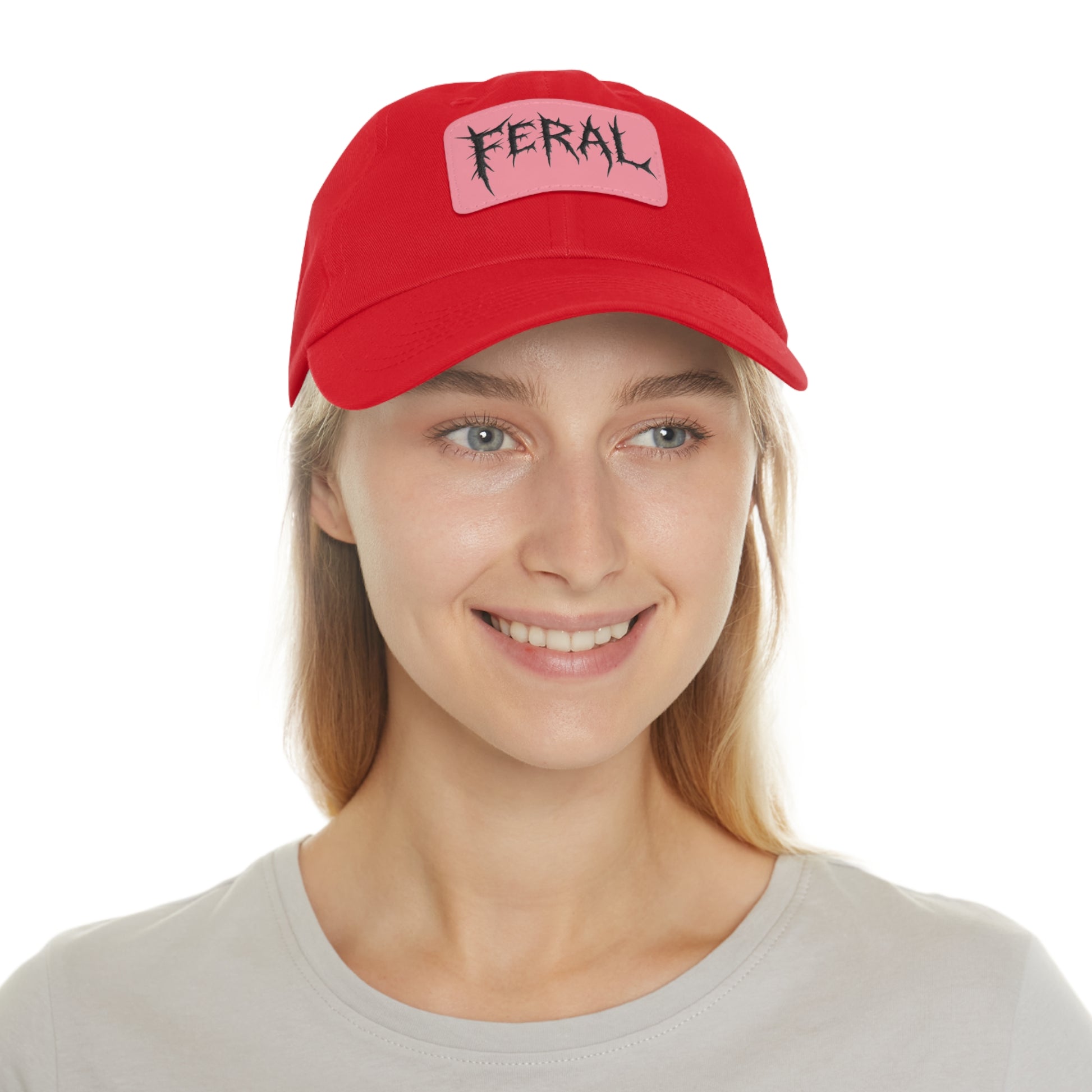 FERAL Embroidered Leather Patch Hat – Trash Cult Supply Co.