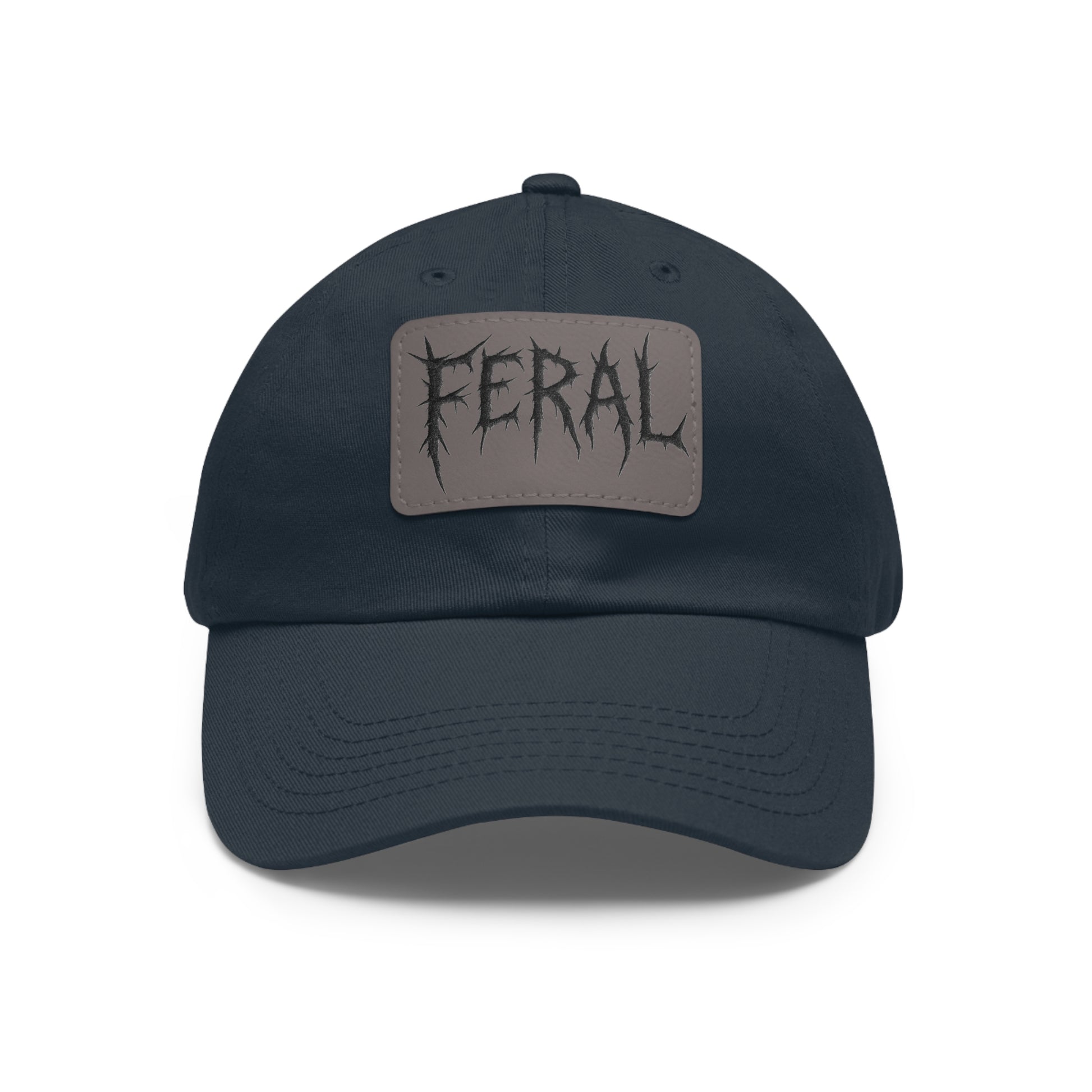 FERAL Embroidered Leather Patch Hat – Trash Cult Supply Co.
