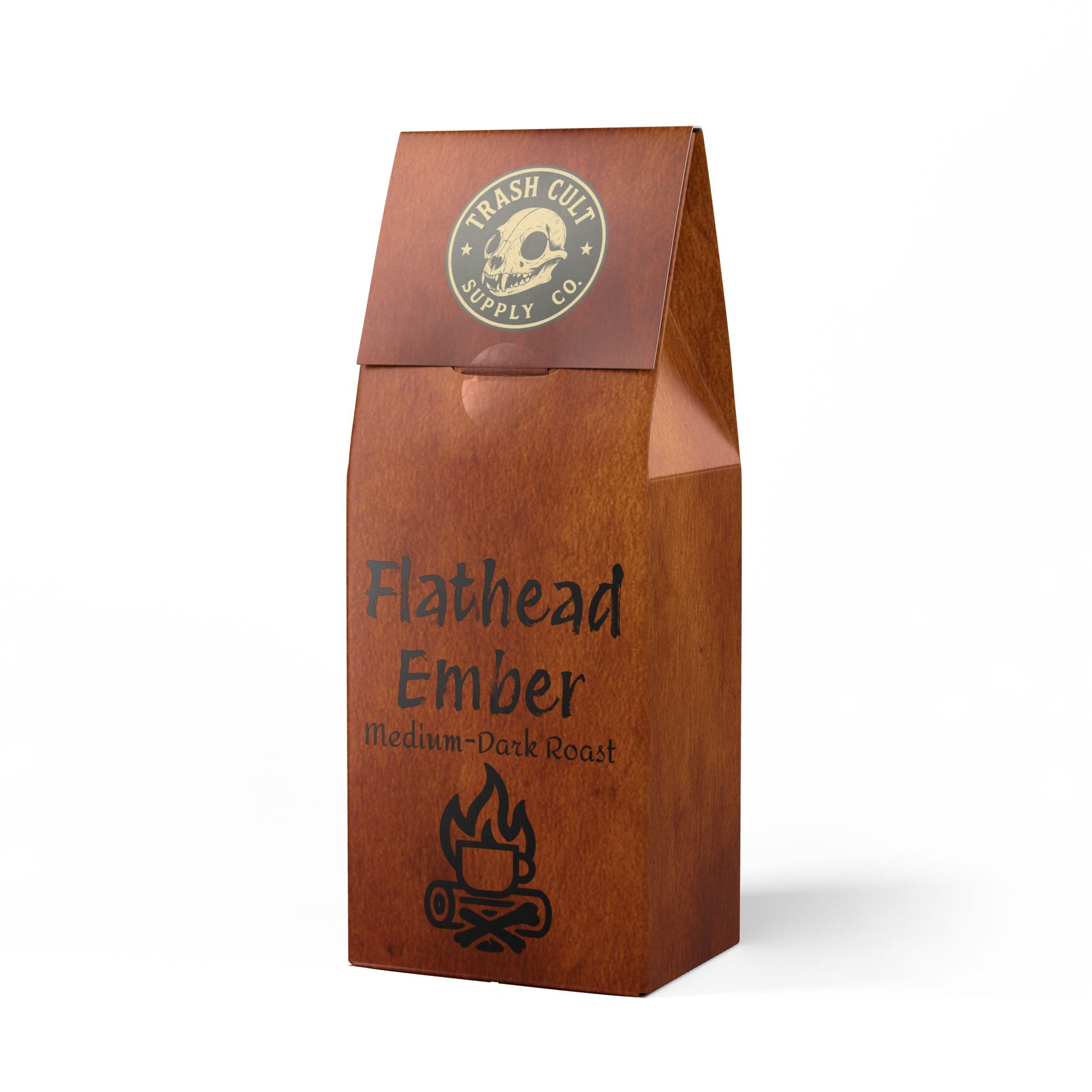 🔥 Flathead Ember – Medium-Dark Roast Coffee (12oz)