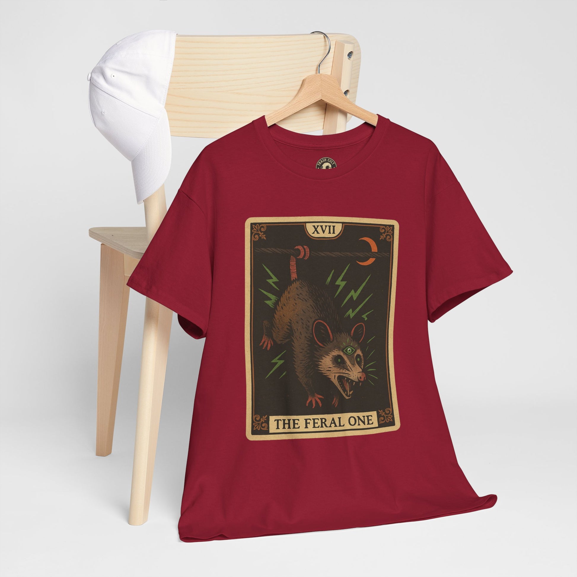 Feral One Graphic Tee - Quirky Unisex T-Shirt, Vintage Inspired, Animal Art, Casual Wear, Gifts for Him/Her