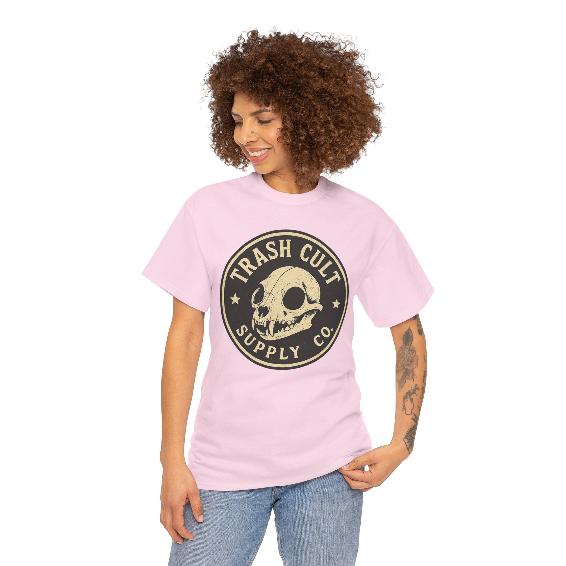 Trash Cult Skull - Stay Feral Culture Vibe, Streetwear Gift, Casual Outfit, Festival Wear, Trendy Apparel, Unique Present