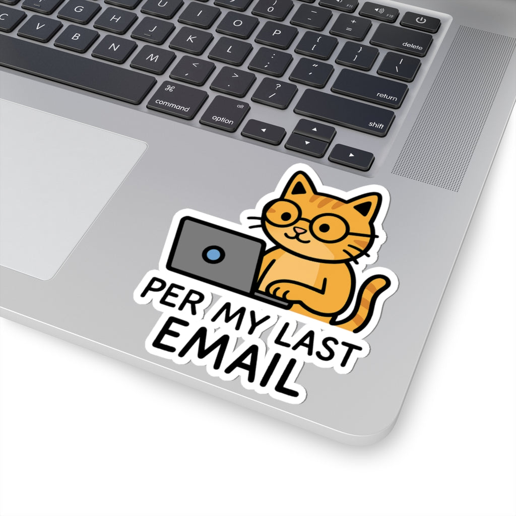 Funny Cat Laptop Stickers, Perfect for Office Humor, Gifts for Cat Lovers, Decorative Vinyl, Planner Accessories, Gift Wrap