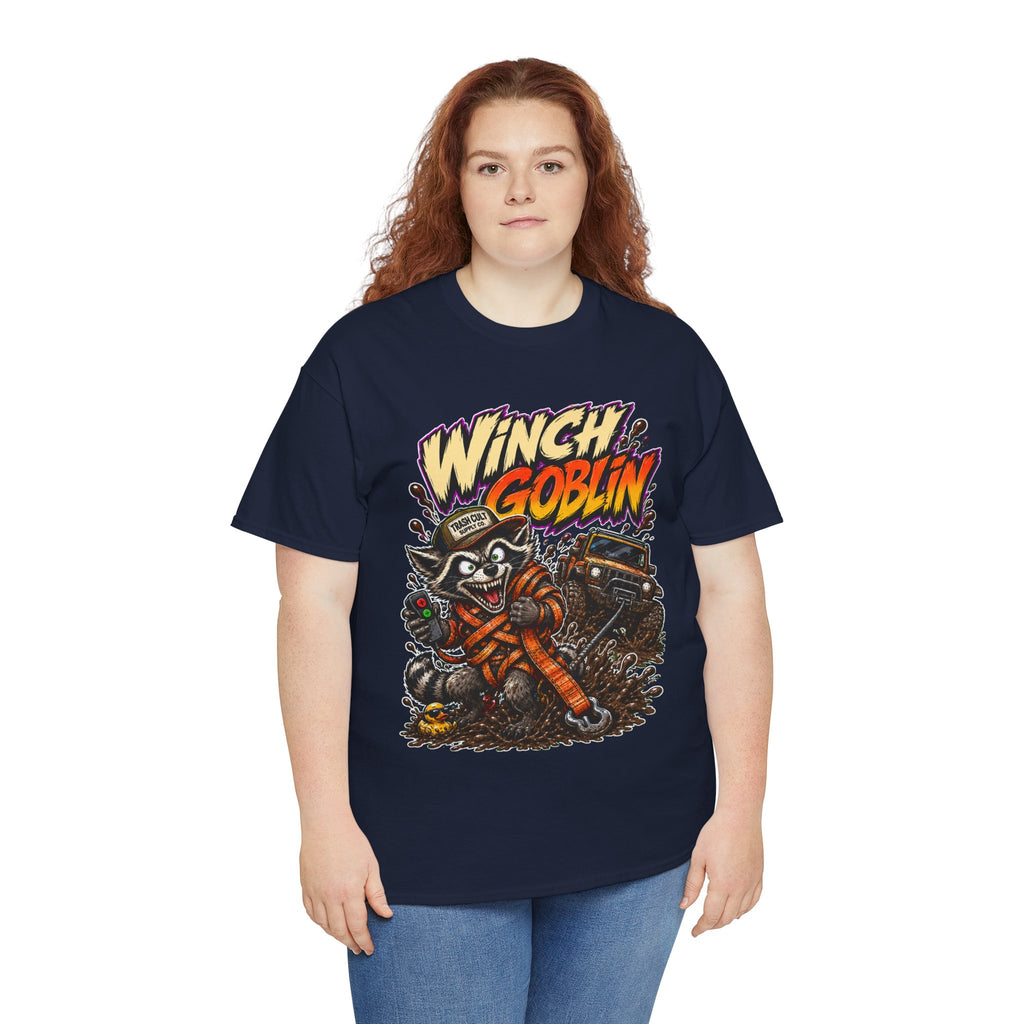 Winch Goblin Tee — Vintage Tow Truck Mechanic Graphic Shirt