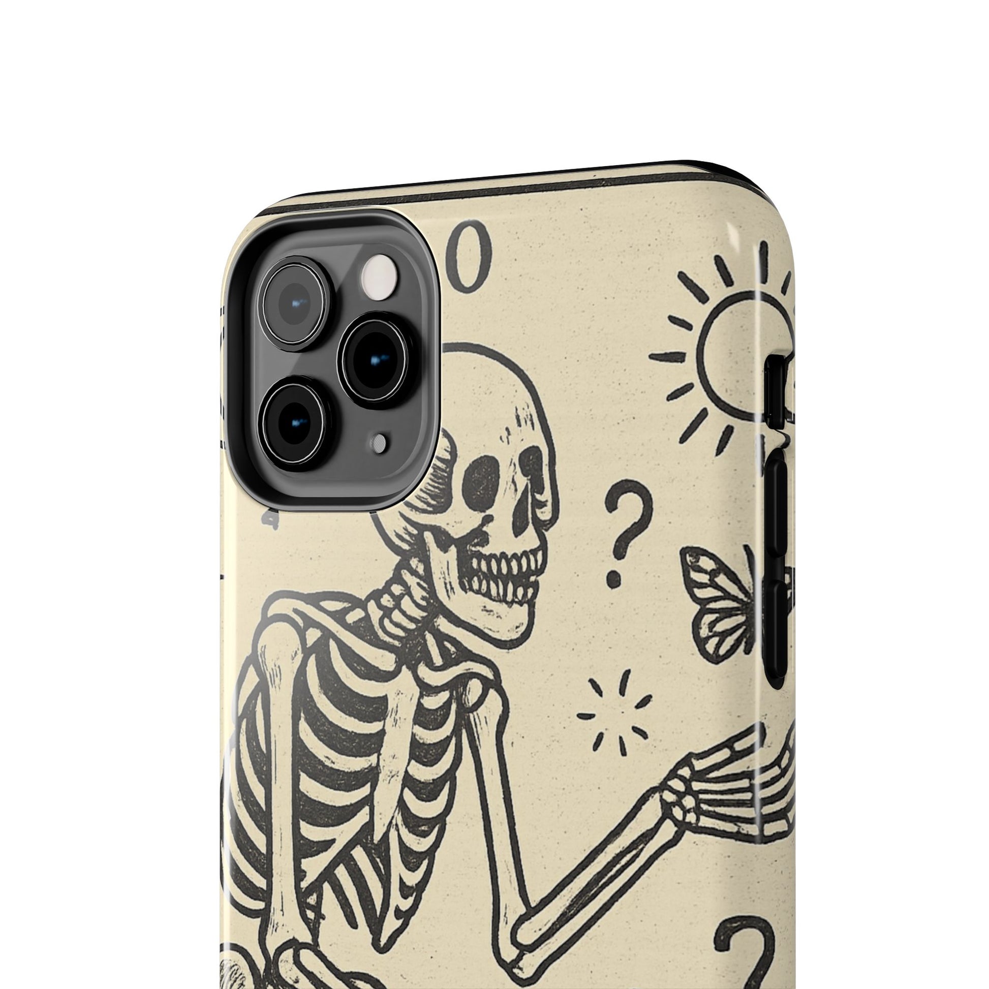 Skeleton ADHD Phone Cases, Unique Phone Cover, Funny ADHD Gift, Quirky Skeleton Design, Cool Accessories for Everyone