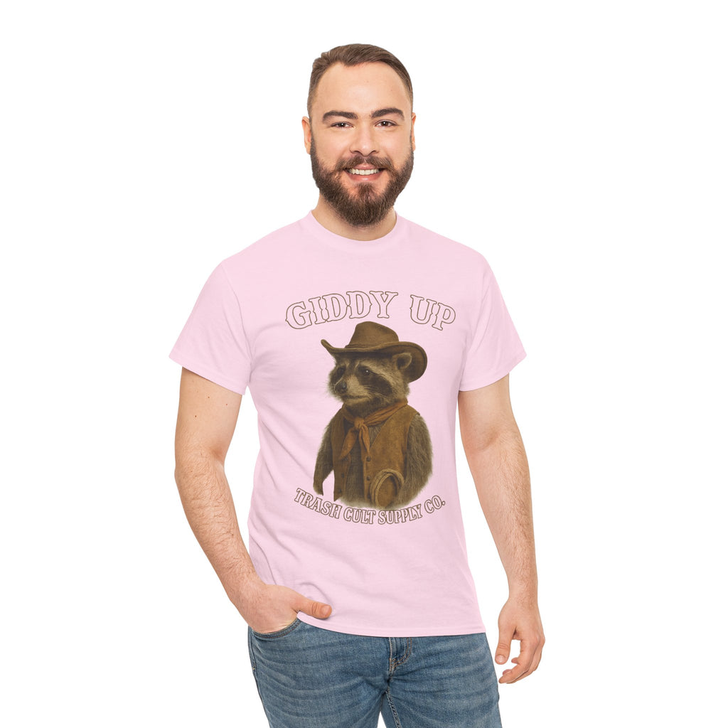 Giddy Up Graphic Tee, Funny Tee, Unisex Cowboy Shirt, Casual Wear, Gift for Him/Her
