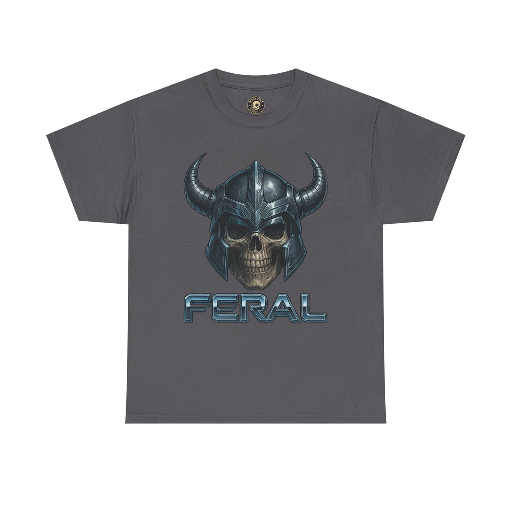 Feral Skull Graphic Tee, Unisex Cotton Shirt, Casual Wear, Gamer Apparel, Unique Gift for Fans