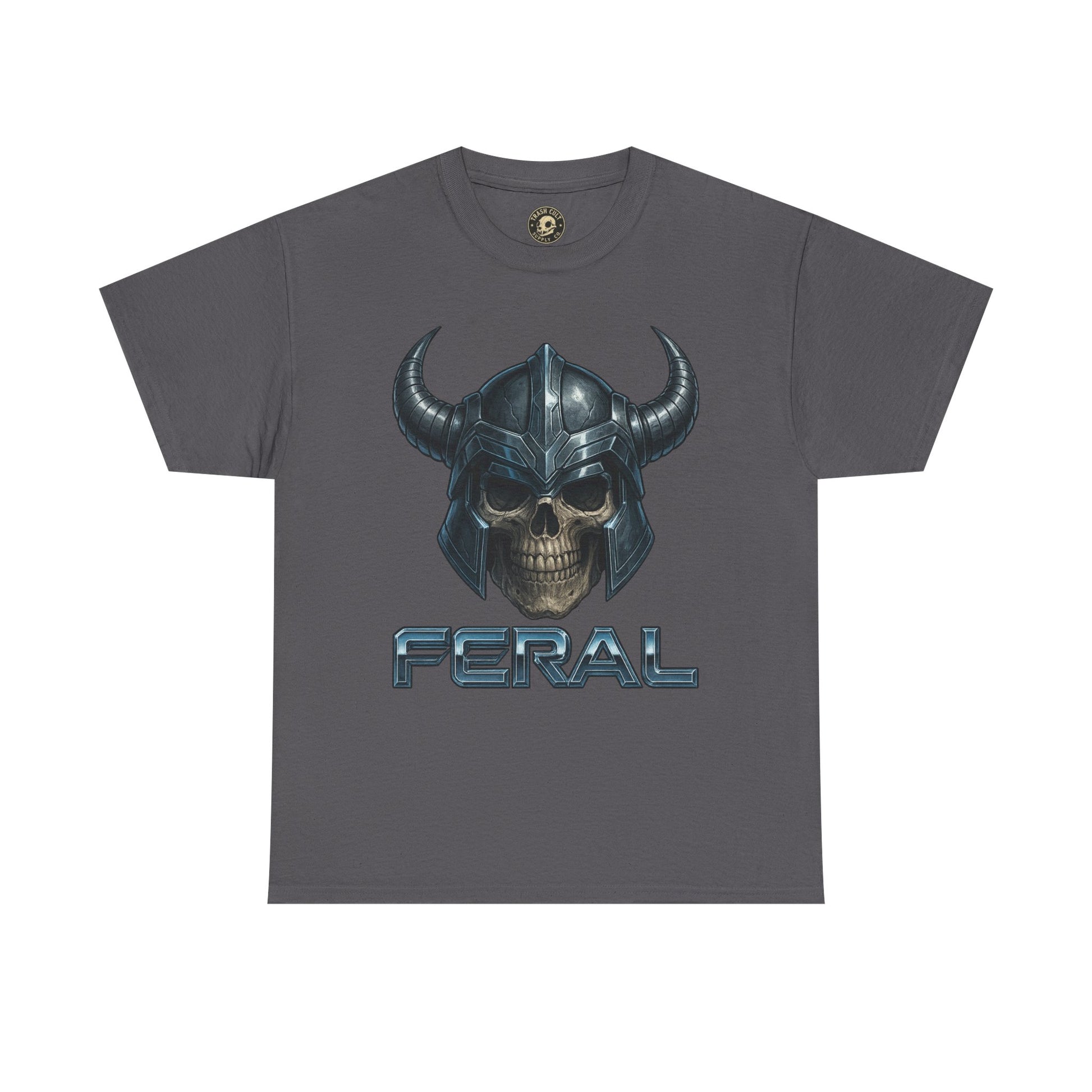 Feral Skull Graphic Tee, Unisex Cotton Shirt, Casual Wear, Gamer Apparel, Unique Gift for Fans