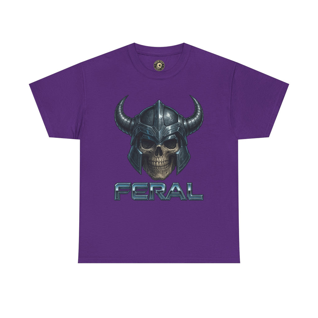 Feral Skull Graphic Tee, Unisex Cotton Shirt, Casual Wear, Gamer Apparel, Unique Gift for Fans