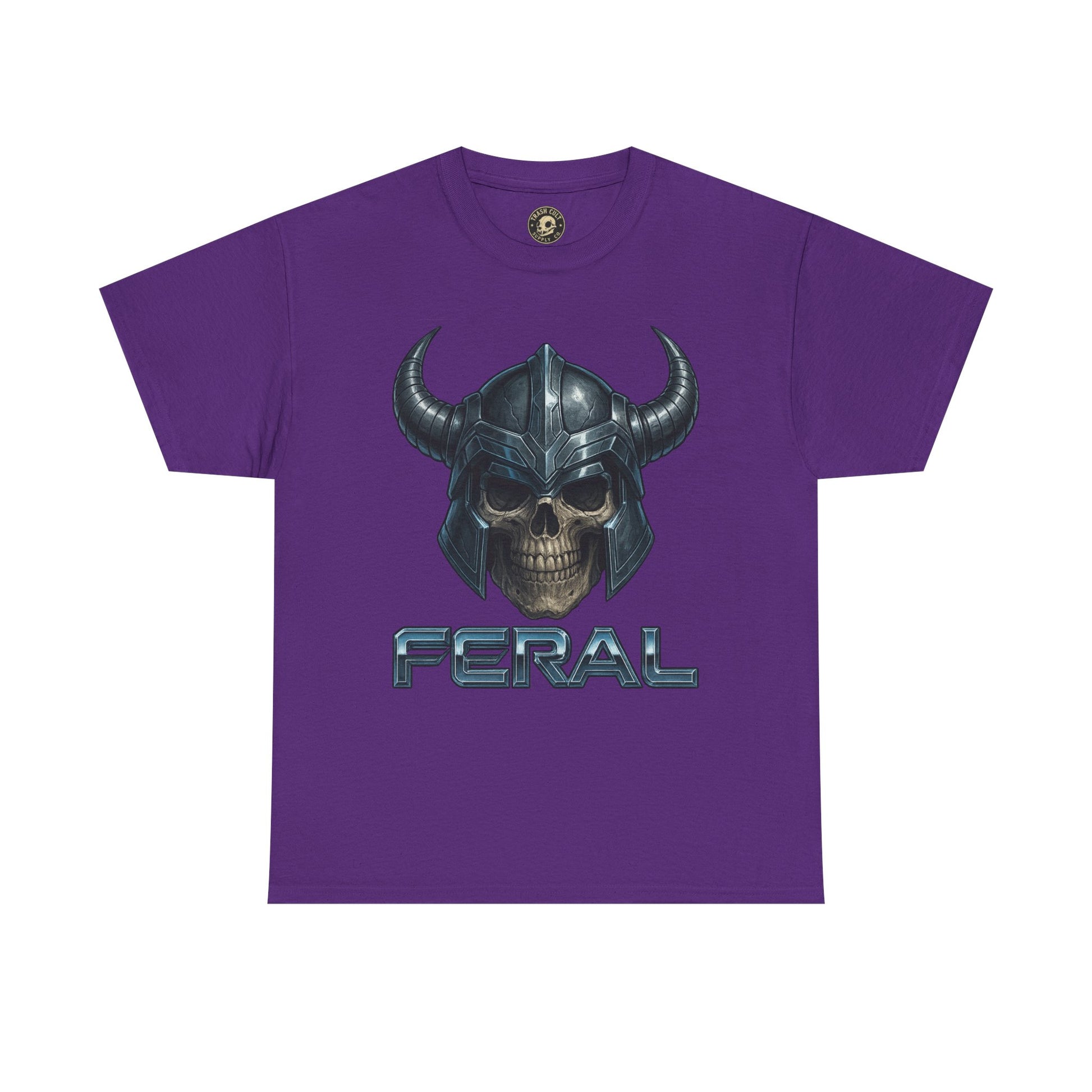 Feral Skull Graphic Tee, Unisex Cotton Shirt, Casual Wear, Gamer Apparel, Unique Gift for Fans