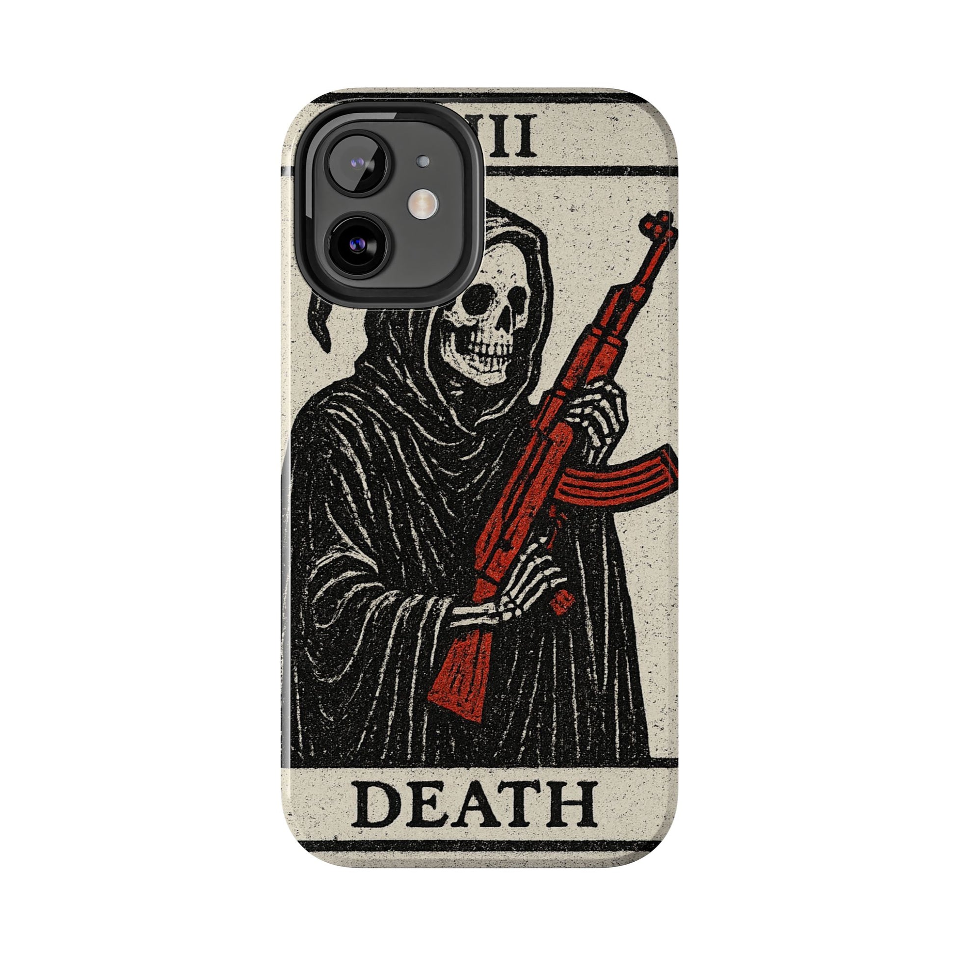 Grim Reaper Phone Case, Tough Phone Case for Gamers, Unique Smartphone Accessories, Halloween Decor, Death-Inspired Gift