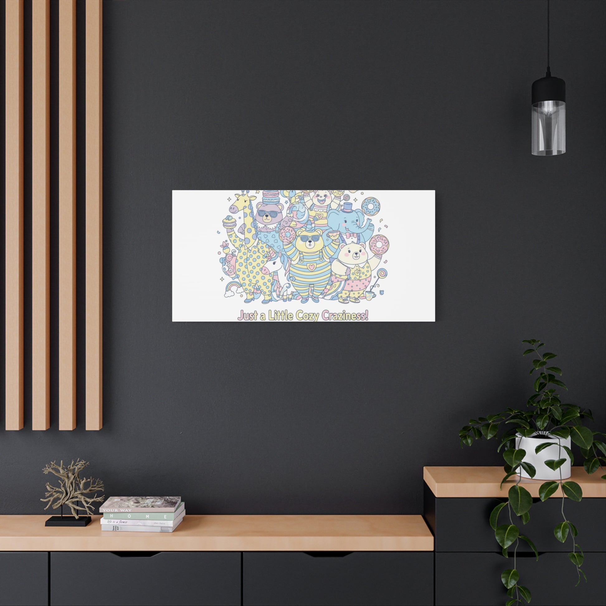 Cozy Craziness Canvas | mildly unhinged cute, whimsical weird