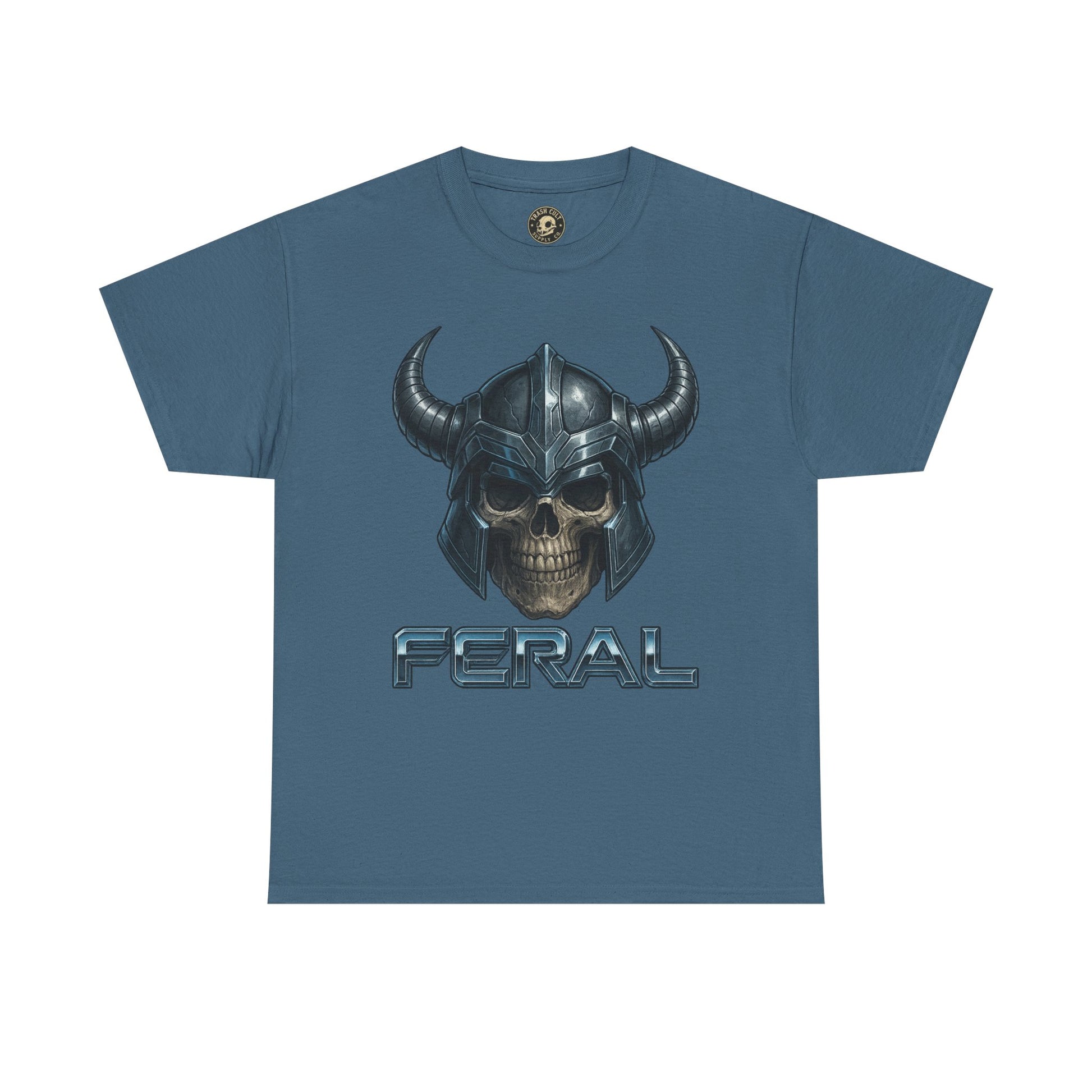 Feral Skull Graphic Tee, Unisex Cotton Shirt, Casual Wear, Gamer Apparel, Unique Gift for Fans