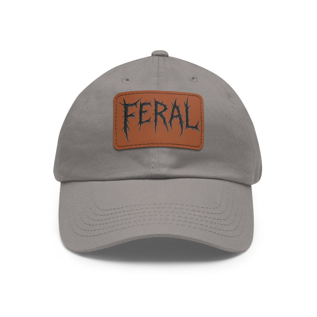 FERAL Embroidered Leather Patch Hat – Trash Cult Supply Co.