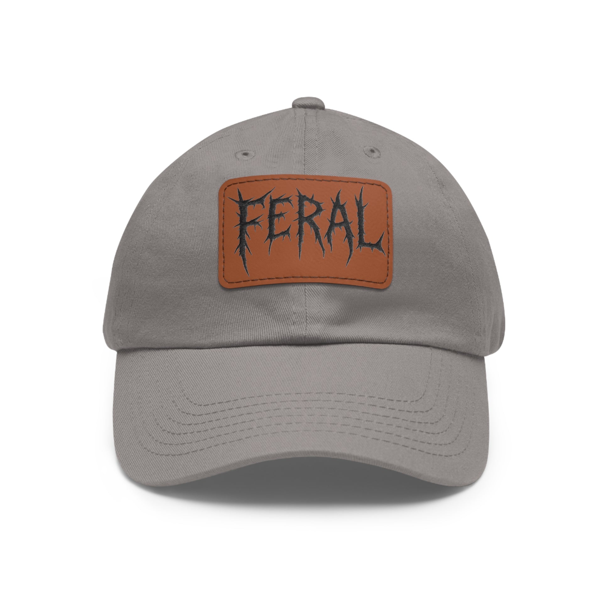 FERAL Embroidered Leather Patch Hat – Trash Cult Supply Co.