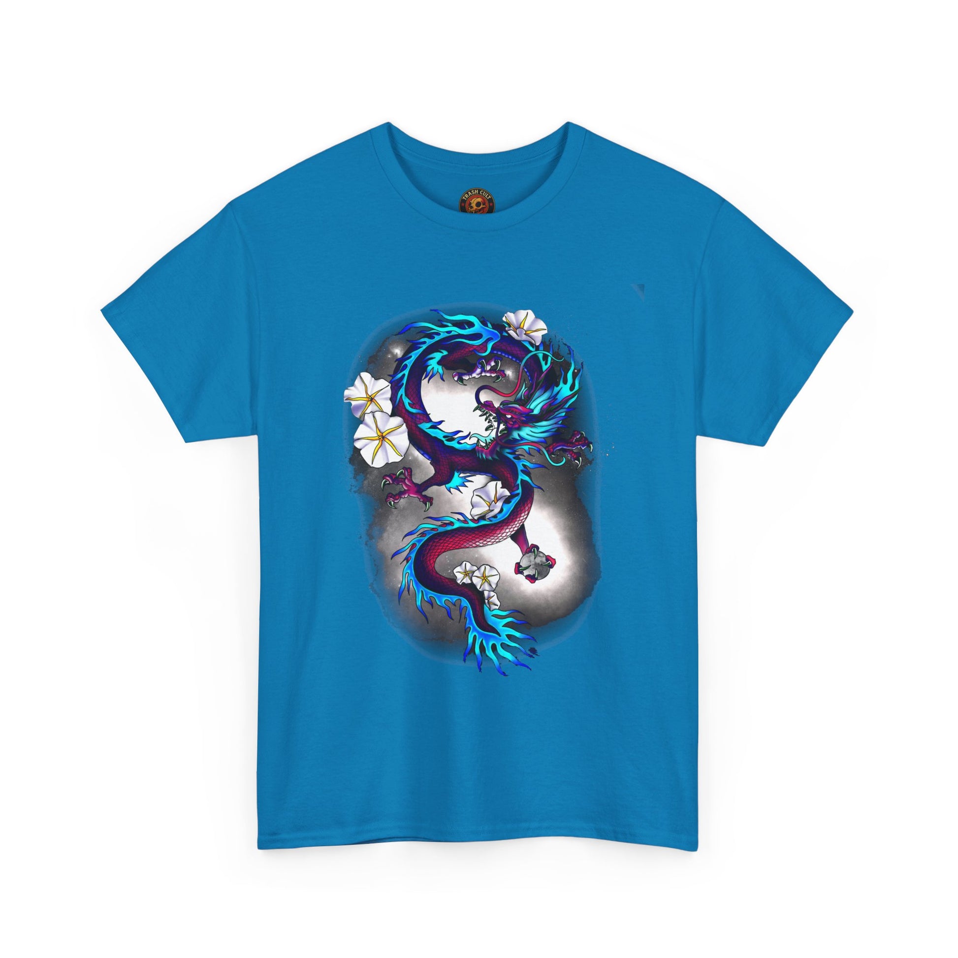 Electric Dragon Tattoo T-Shirt – Lara Davenport x Trash Cult Supply Co. Collab (Gildan 5000)