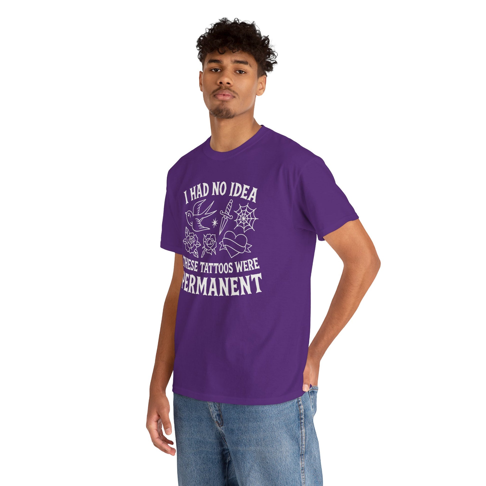 I Had No Idea These Tattoos Were Permanent Shirt – Funny Tattoo Flash Tee – Gildan 5000