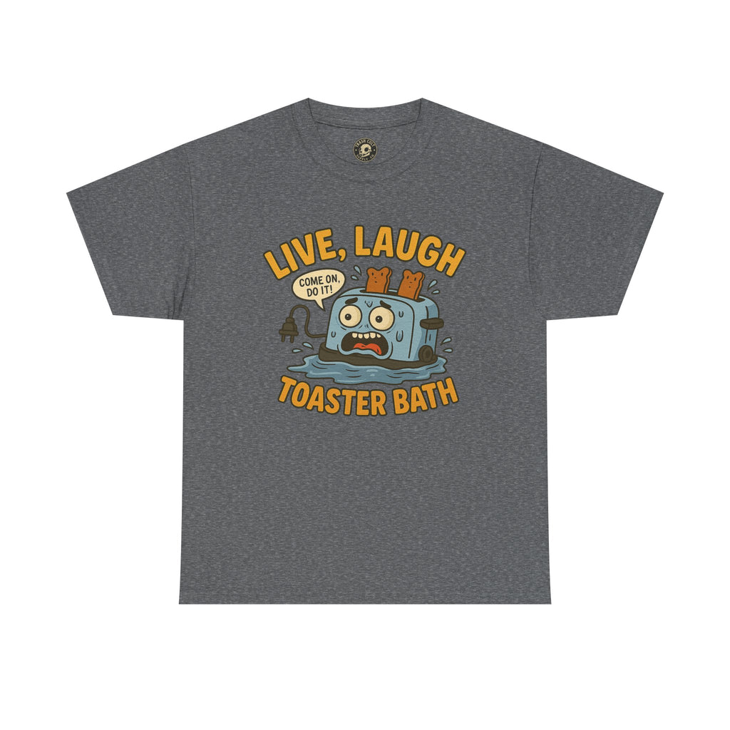 Funny Toaster Bath Tee, Humorous Unisex Shirt, Gift for Friends, Lightweight Cotton Tee, Birthday Party Outfit