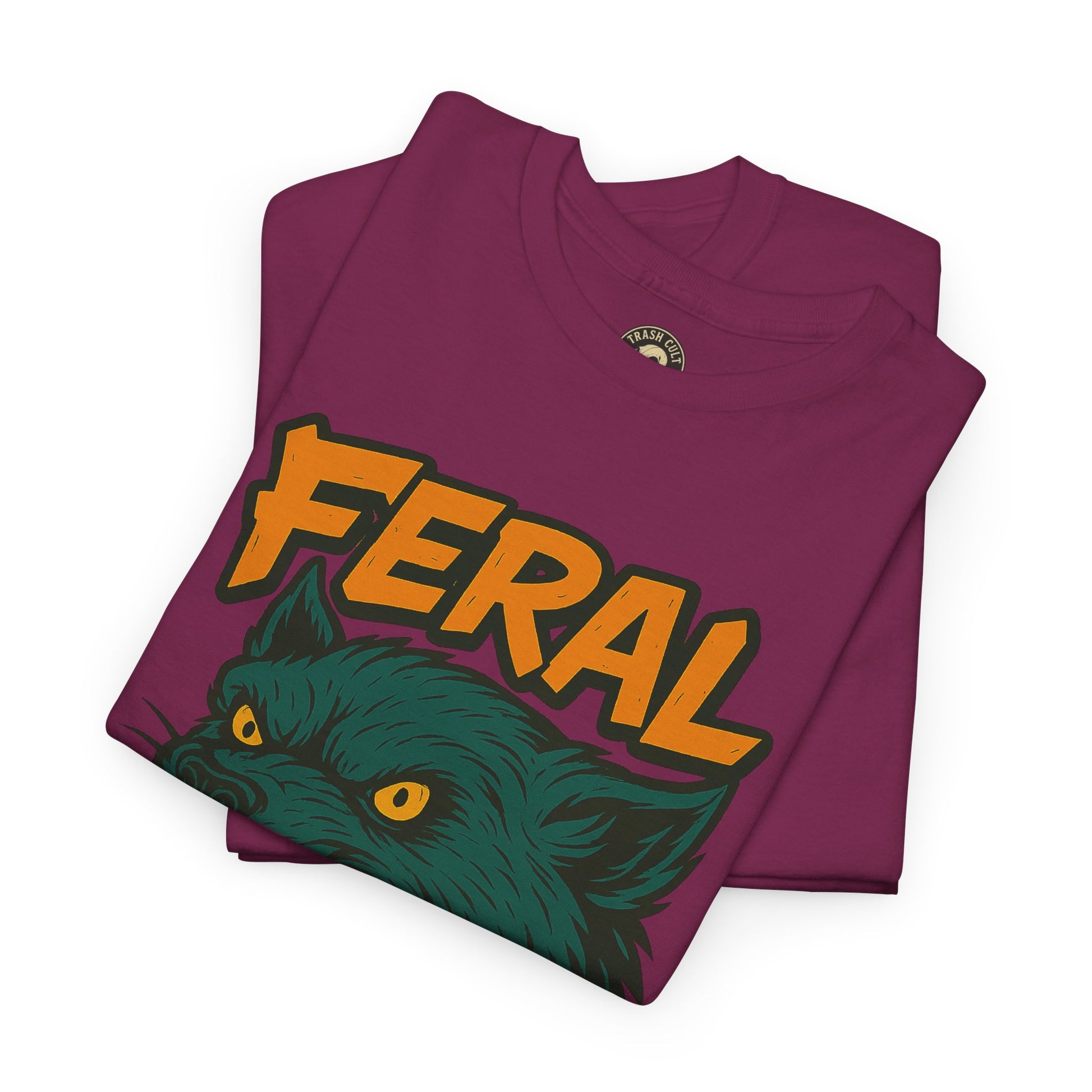 FERAL Wolverine Shirt – Trash Cult Graffiti Tee (Gildan 5000)