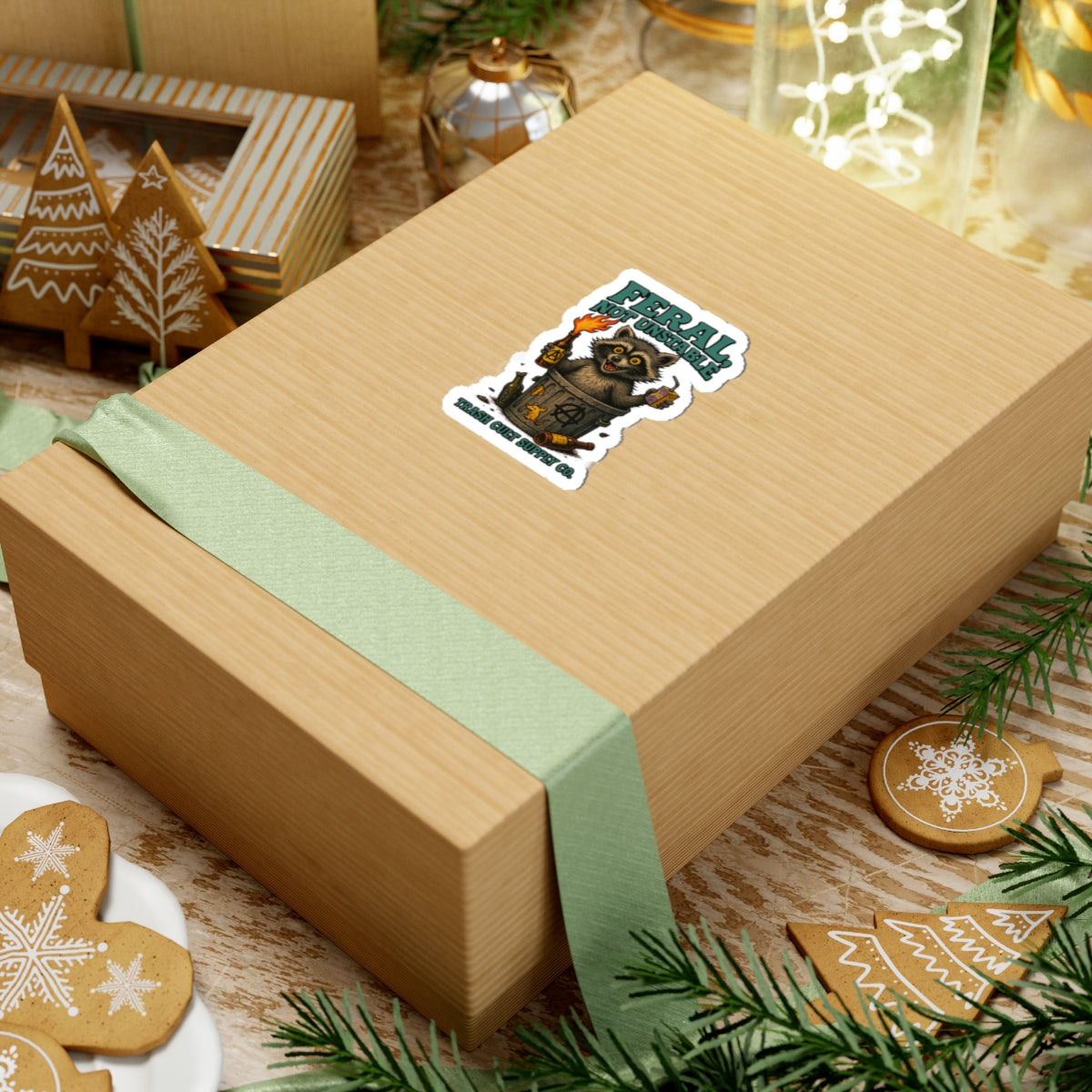 Feral Not Unstable Stickers - Fun Laptop, Water Bottle, Journal Decor, Cute Animal, Gift for Animal Lovers