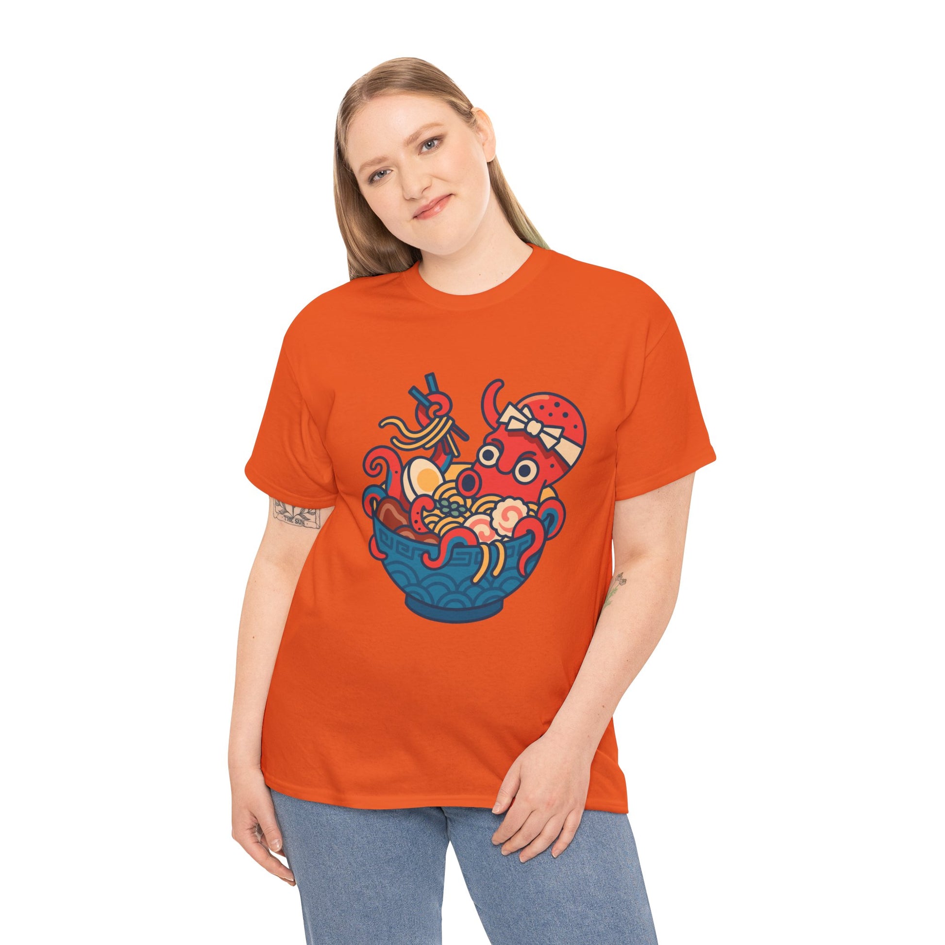 Octopus Ramen Bowl Shirt – Funny Japanese Noodle Graphic Tee