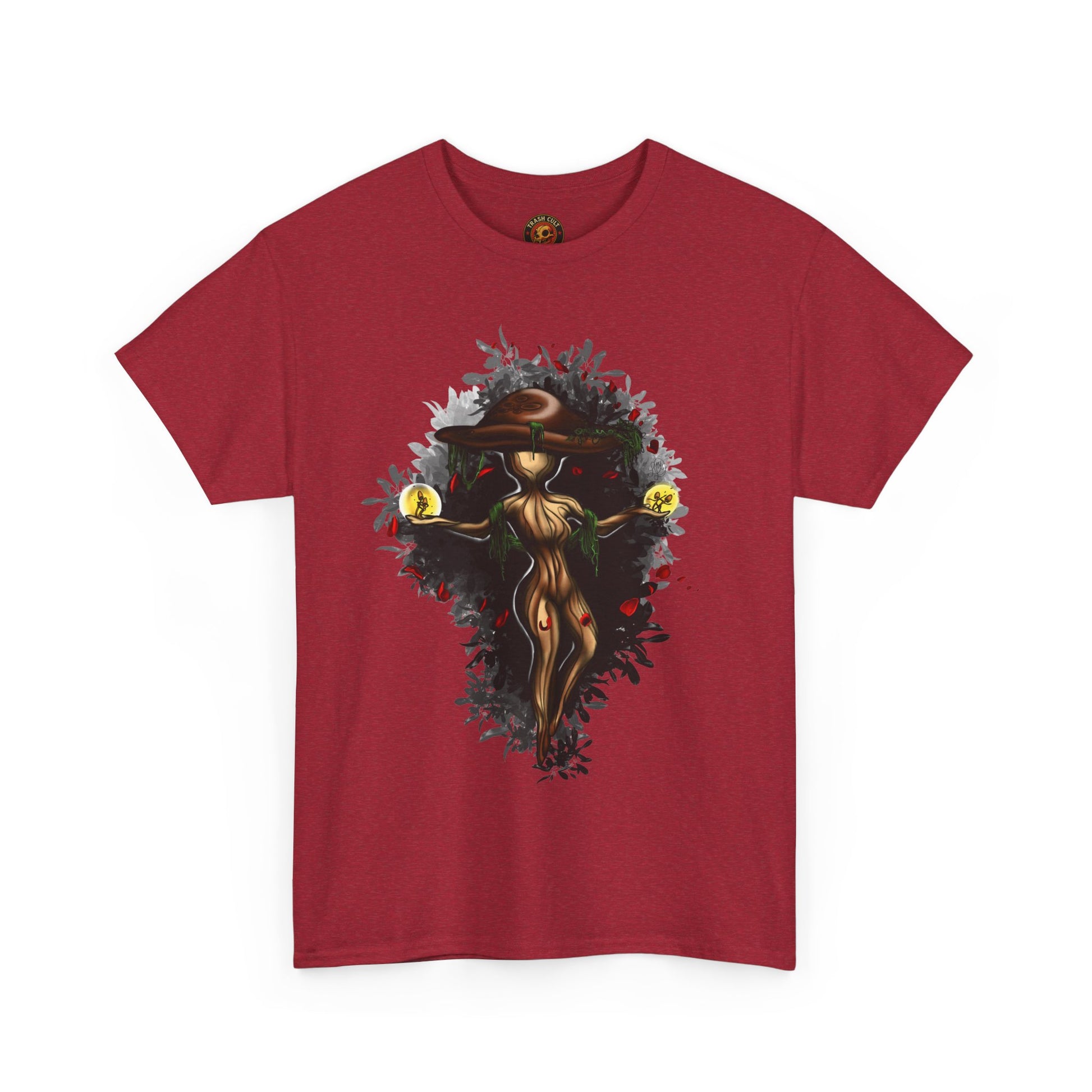 Mushroom Spirit T-Shirt – Lara Davenport x Trash Cult Supply Co. Collab (Gildan 5000)