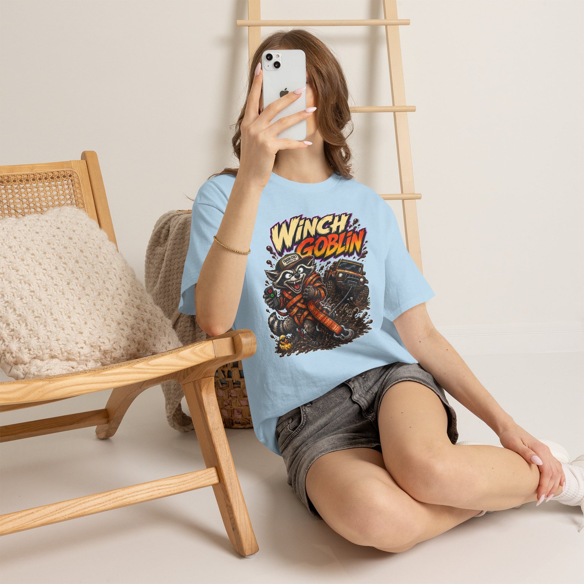 Winch Goblin Tee — Vintage Tow Truck Mechanic Graphic Shirt