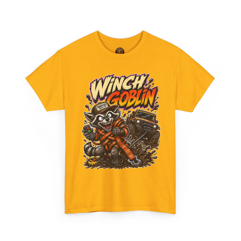 Winch Goblin Tee — Vintage Tow Truck Mechanic Graphic Shirt