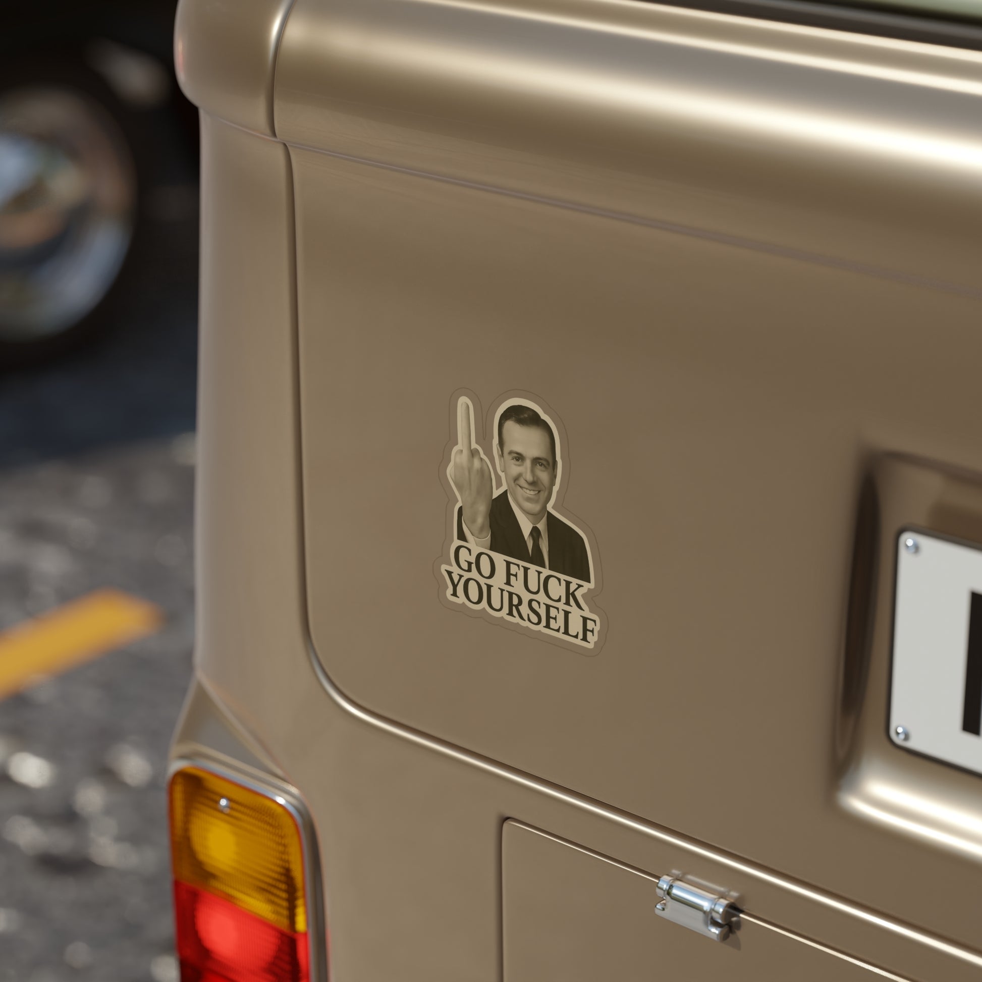 Retro Rude Guy – “Go F Yourself” Sticker