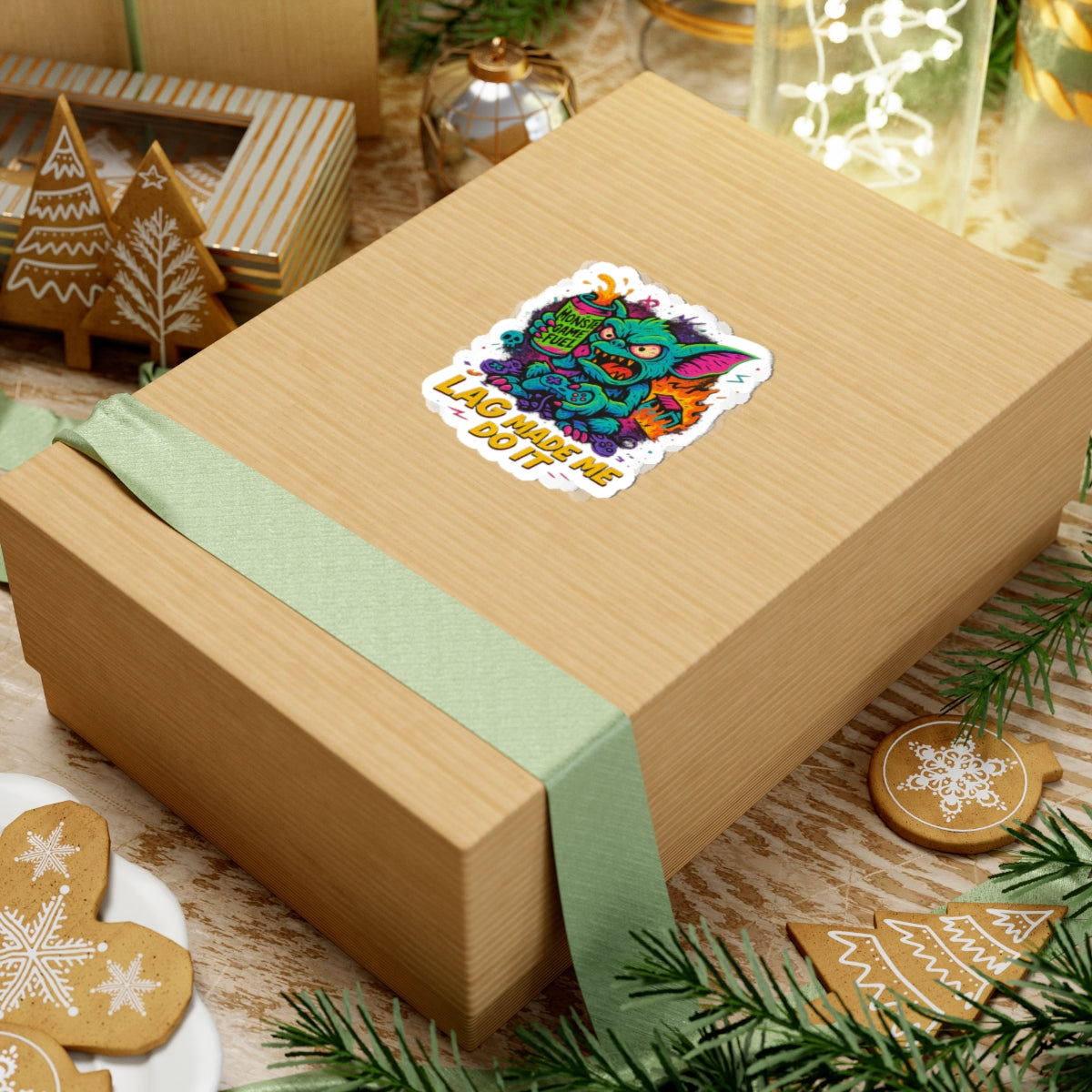 Lag Made Me Do It – Limited Edition Kiss Cut Sticker | Illuminasty Drop