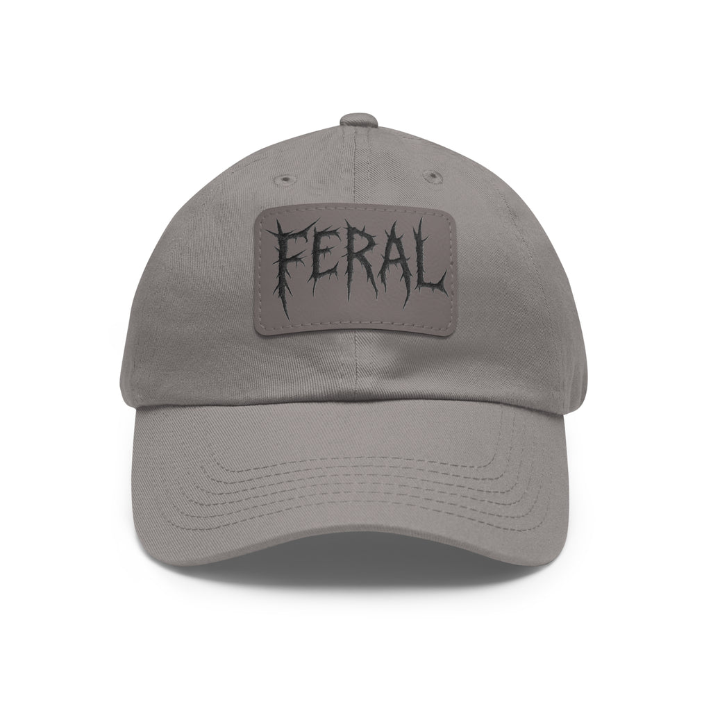 FERAL Embroidered Leather Patch Hat – Trash Cult Supply Co.
