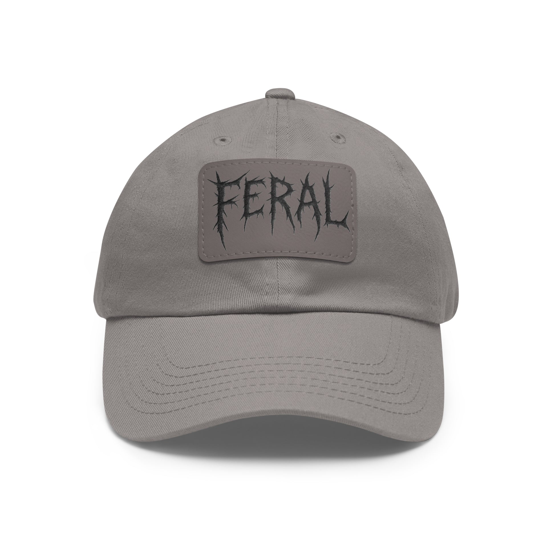 FERAL Embroidered Leather Patch Hat – Trash Cult Supply Co.