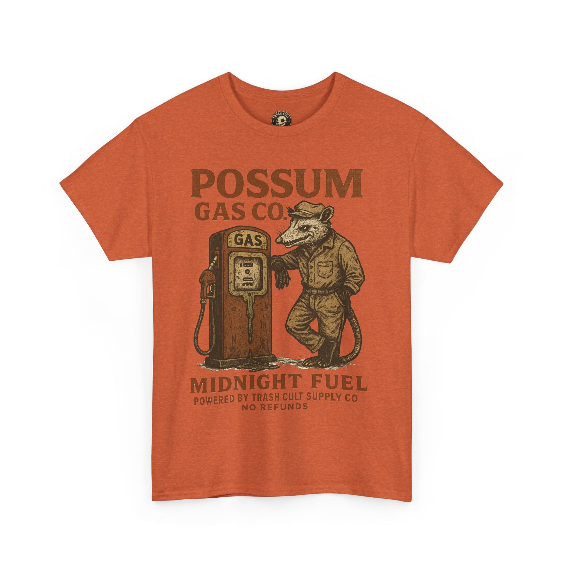 Possum Gas Co. Vintage Feral Mechanic Shirt – Trash Cult Supply Co. – Gildan 5000