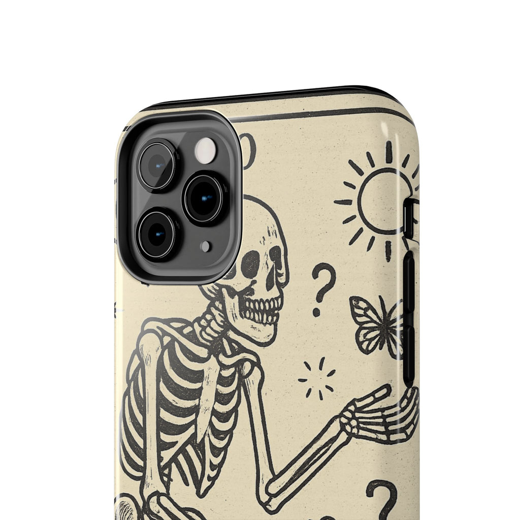 Skeleton ADHD Phone Cases, Unique Phone Cover, Funny ADHD Gift, Quirky Skeleton Design, Cool Accessories for Everyone