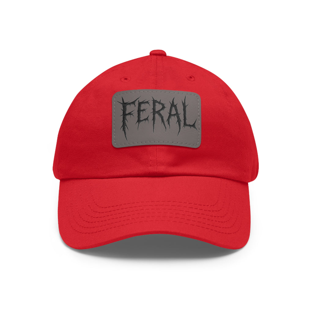 FERAL Embroidered Leather Patch Hat – Trash Cult Supply Co.