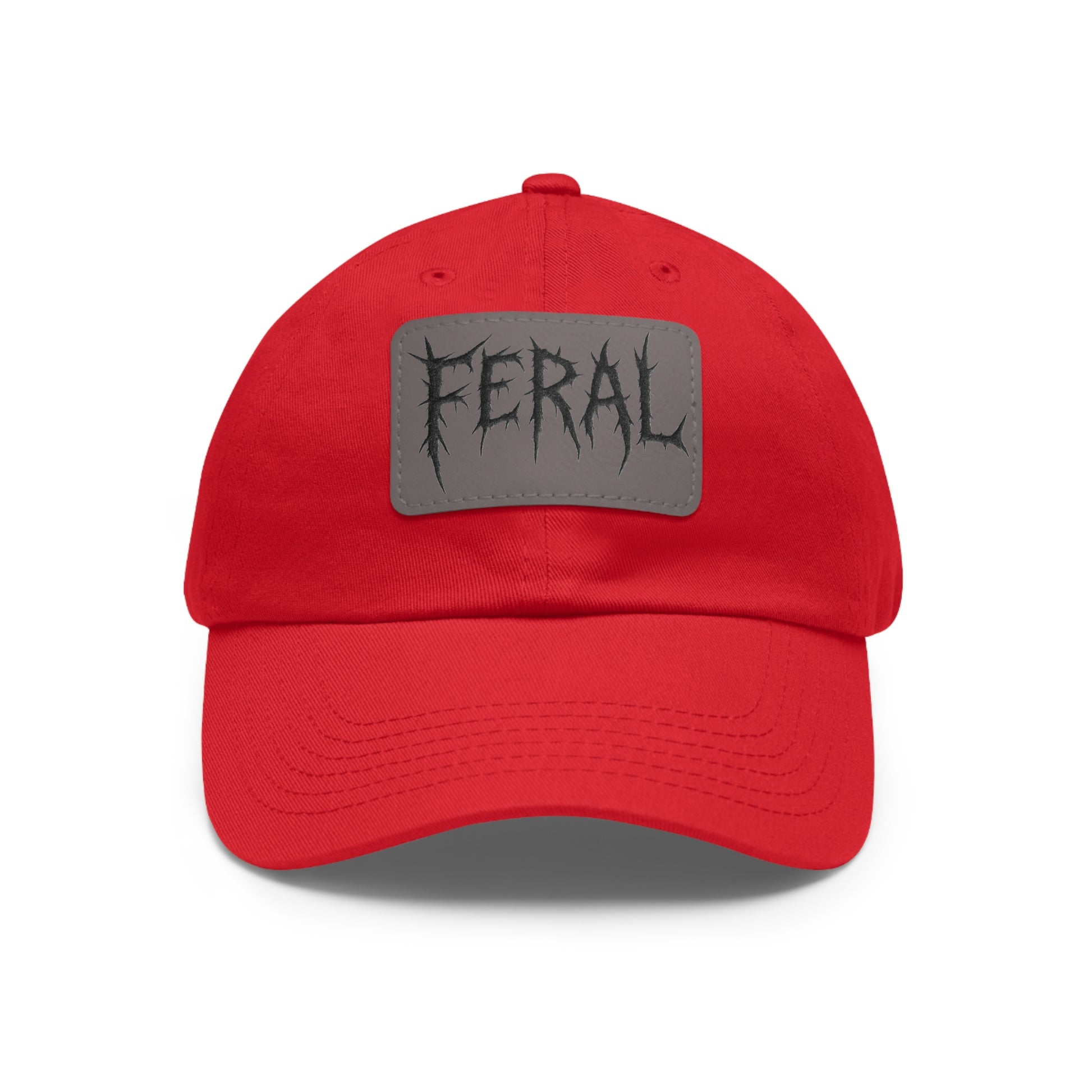 FERAL Embroidered Leather Patch Hat – Trash Cult Supply Co.