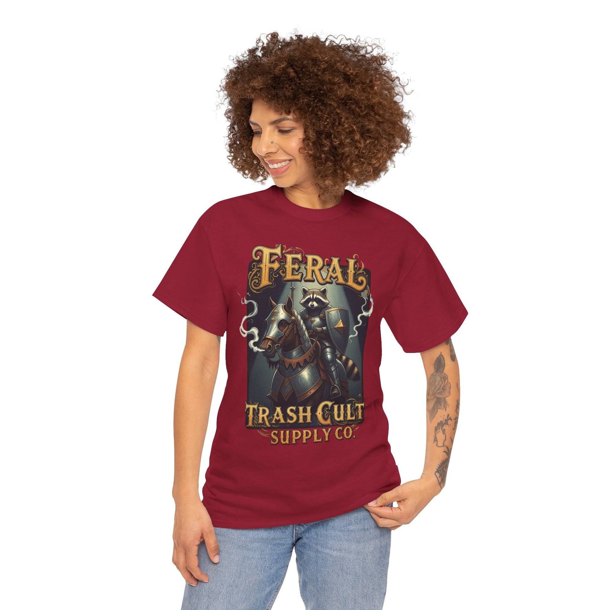 Feral Trash Cult Tee, Unisex Graphic Tee, Cool T-Shirt, Unique Funny Apparel, Gift for Eco Warriors, Casual Wear, Festival Clothing