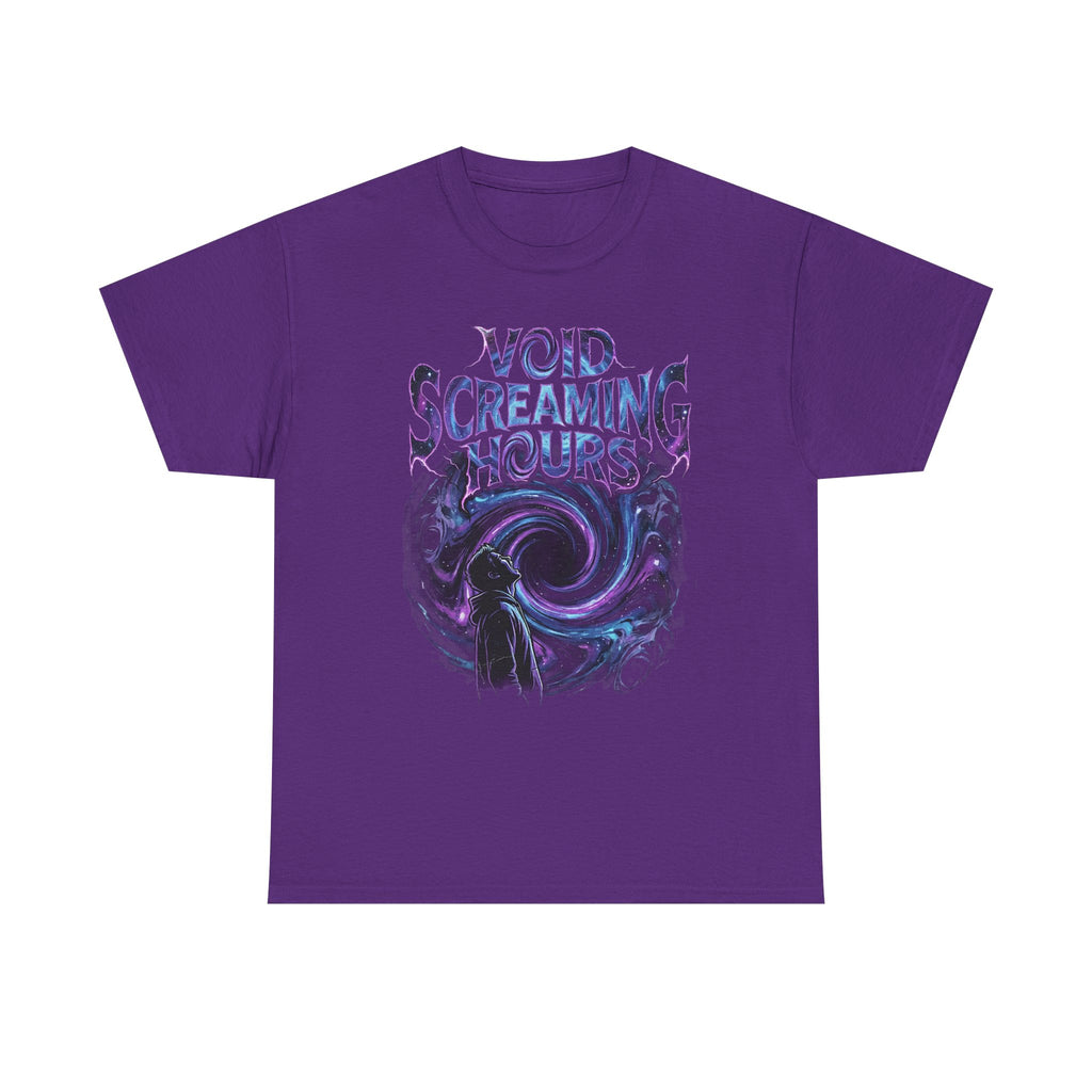 Void Screaming Hours Tee — Gothic Cosmic Horror T‑Shirt