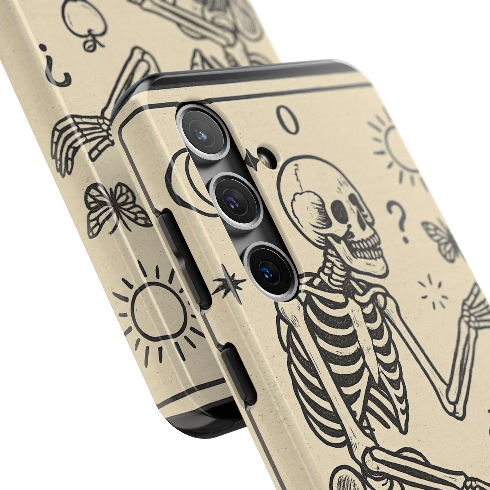 Skeleton ADHD Phone Cases, Unique Phone Cover, Funny ADHD Gift, Quirky Skeleton Design, Cool Accessories for Everyone
