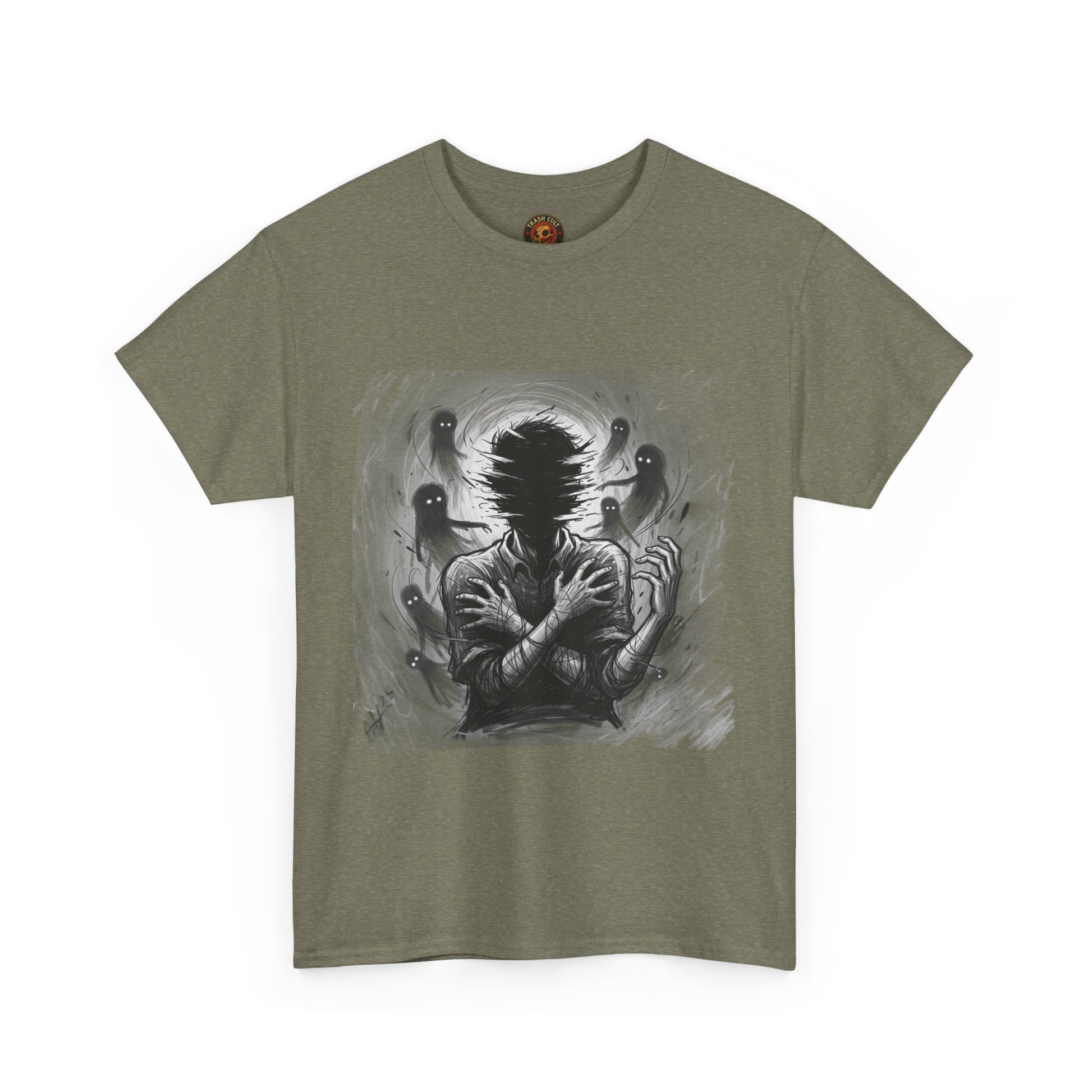 Xian Allen x Trash Cult Shirt – “Don’t Let Them In” | Ghost Spiral Emotional Horror Tee