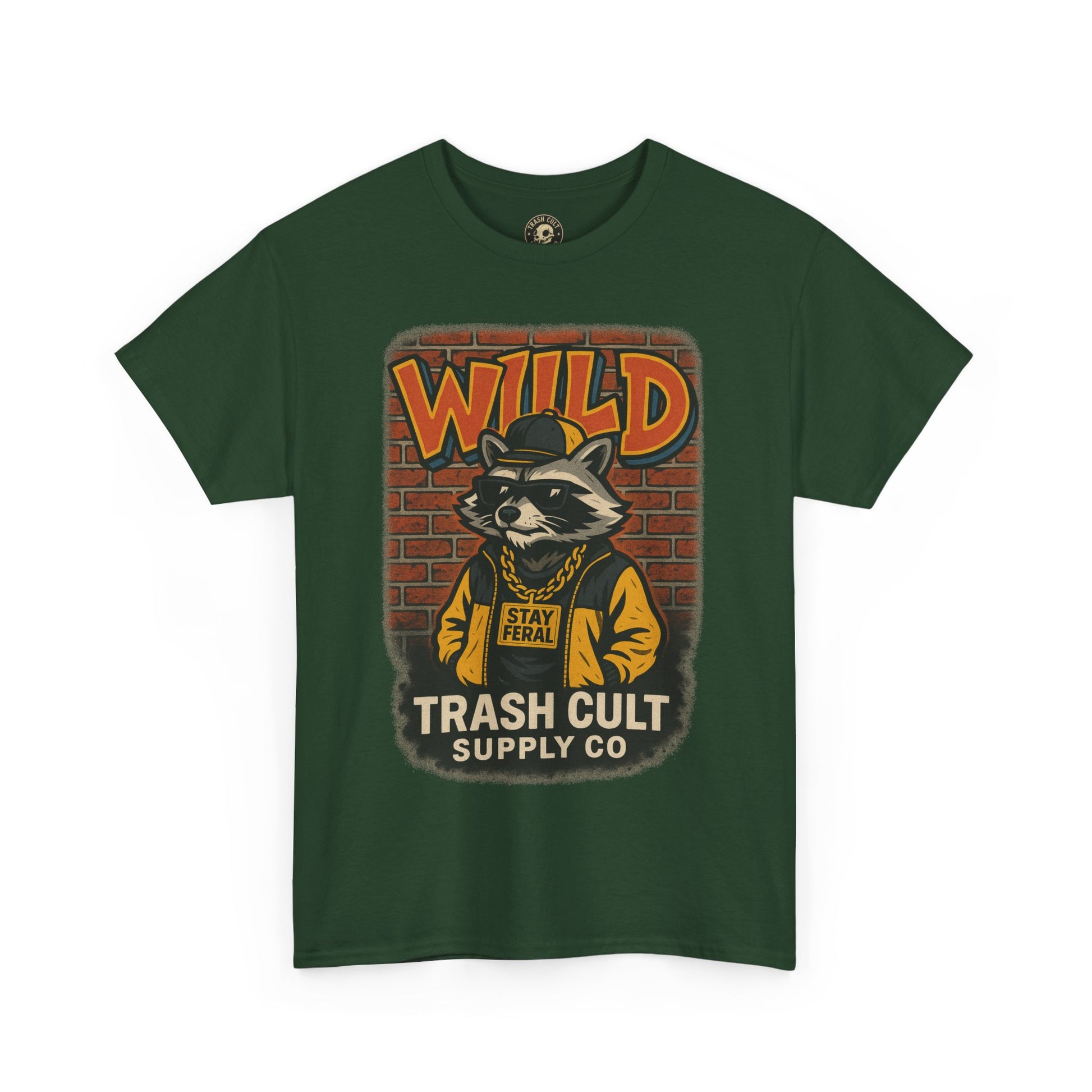 Wild Trash Cult Unisex Tee, Retro Animal T-Shirt, Graphic Tee, Eco-Conscious Apparel, Gift for Nature Lovers, Casual Streetwear