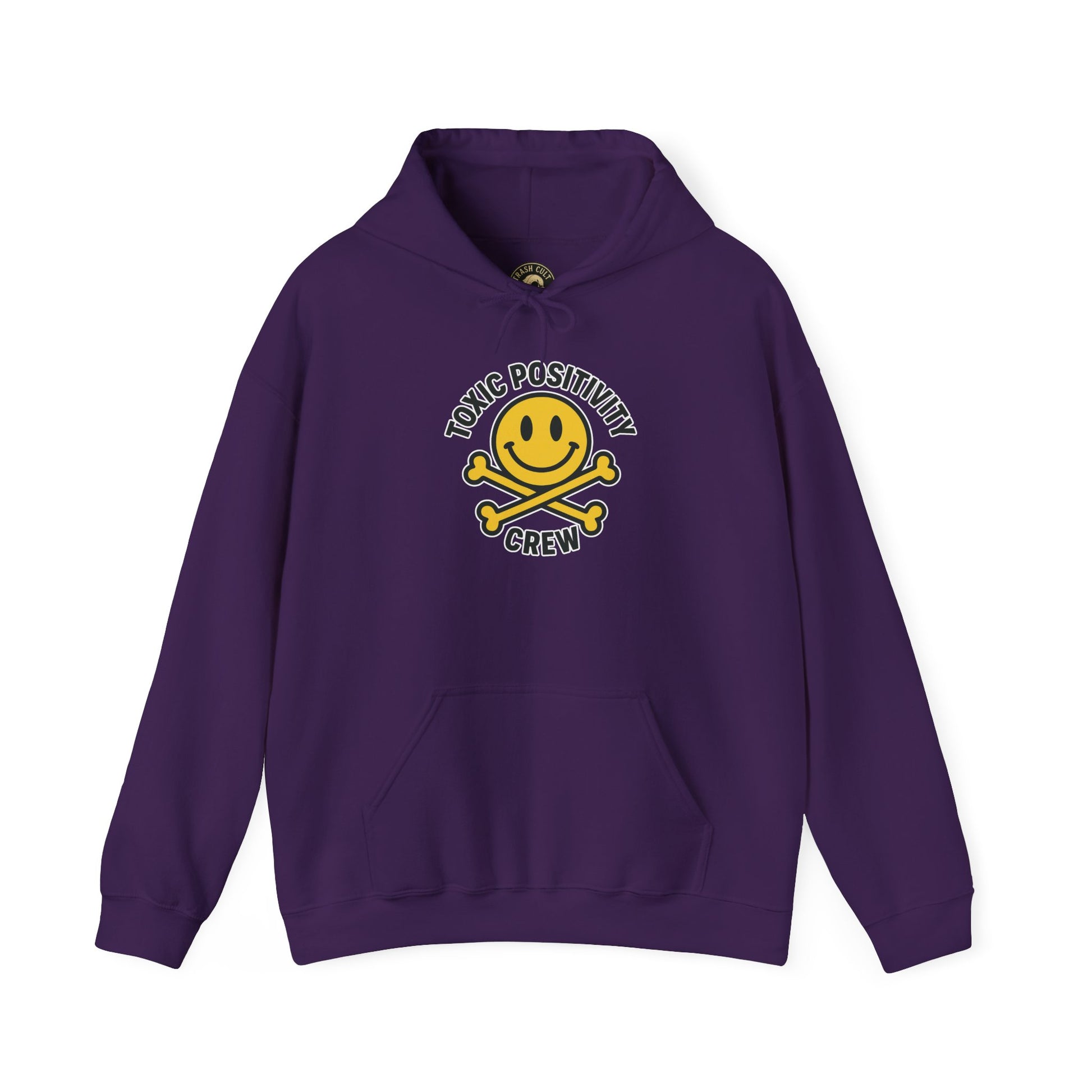 Toxic Positivity Hoodie | Unisex Hooded Sweatshirt | Comfortable Casual Wear, Gift for Friends, Positive Vibes, Streetwear Style