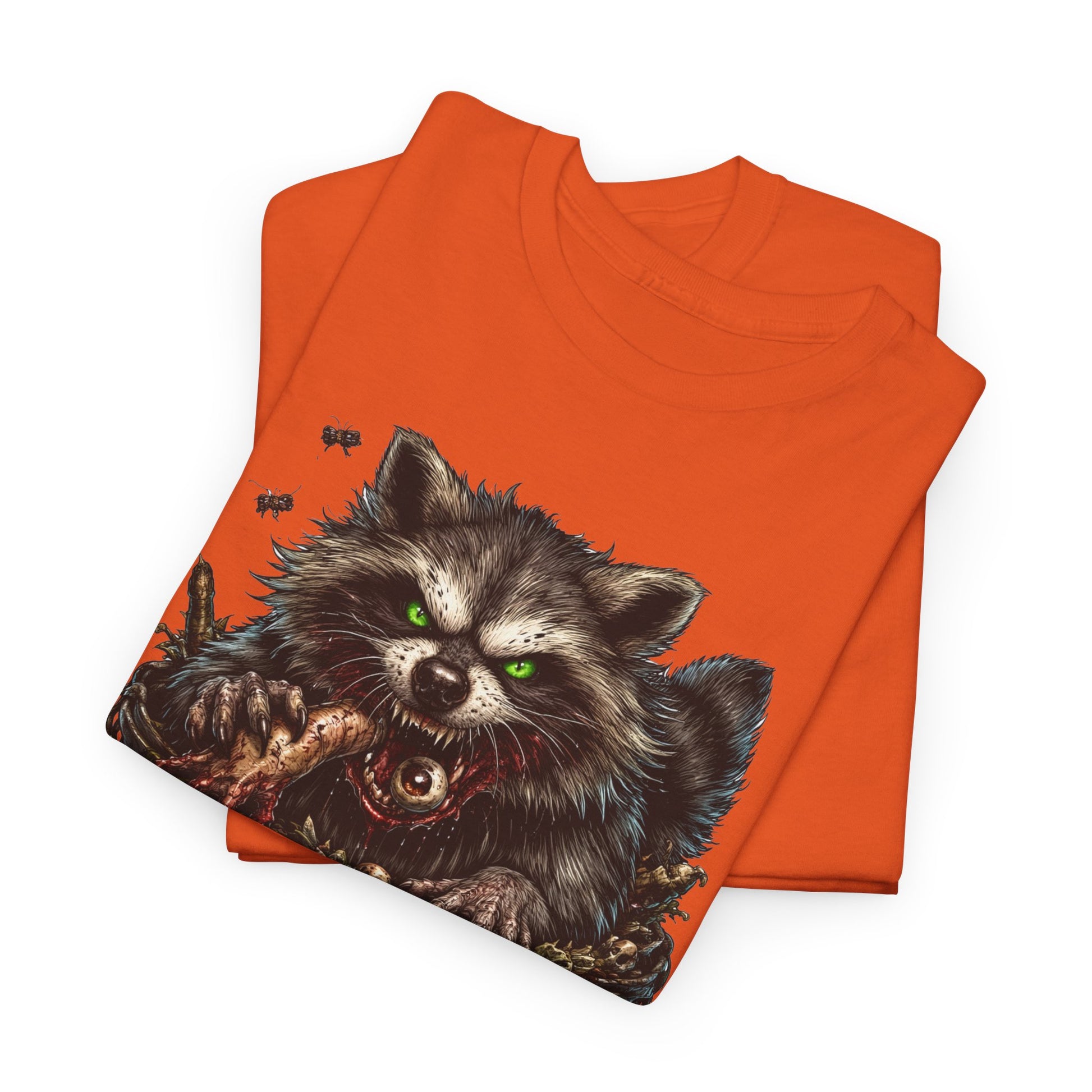 Raccoon 'Trash Cult Supply Co.' Graphic Tee — Vintage Grunge Animal Streetwear
