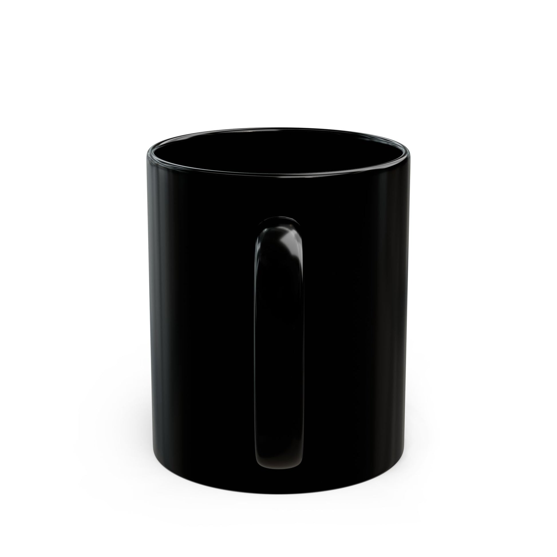 Mentally Unstable and Caffeinated Coffee Mug – Dual-Sided Trashcore Neon Skeleton Cup – Black Ceramic Mug 11oz/15oz
