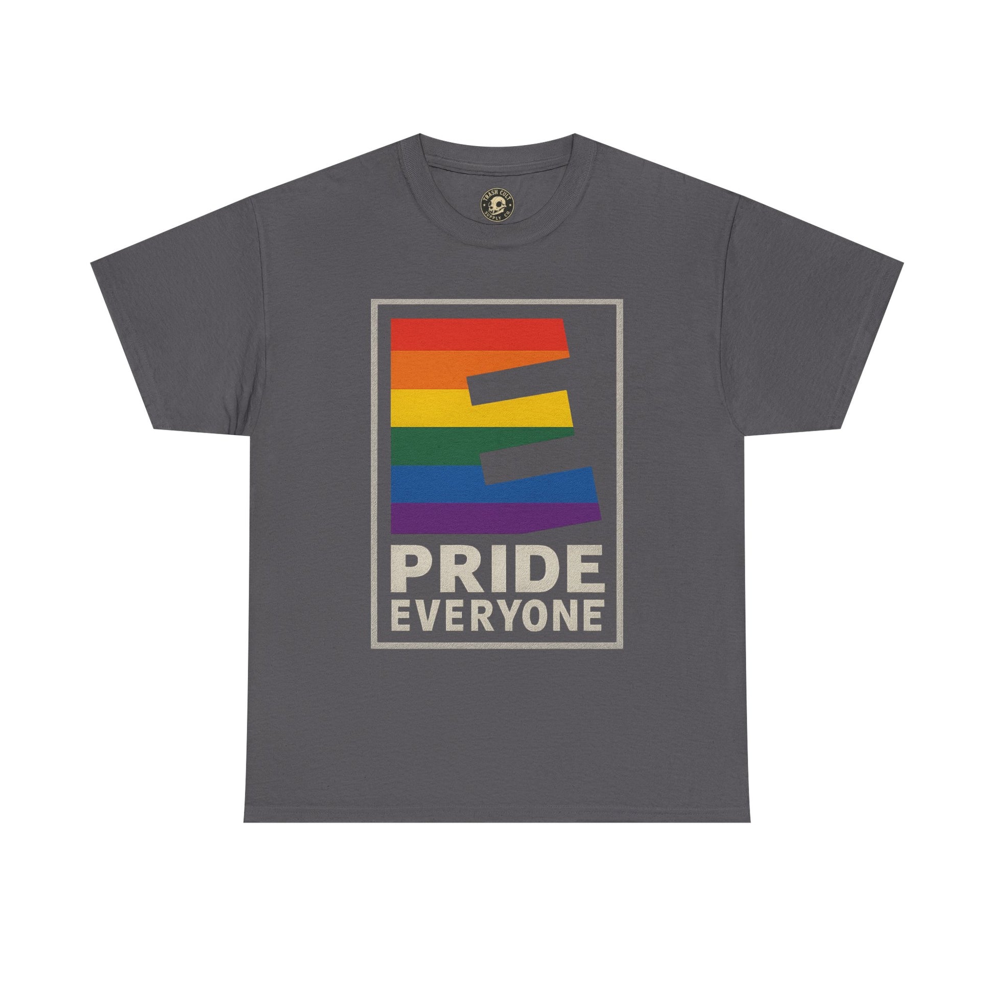 Pride “E for Everyone” T-Shirt – LGBTQ+ Inclusivity Graphic | Gildan 5000
