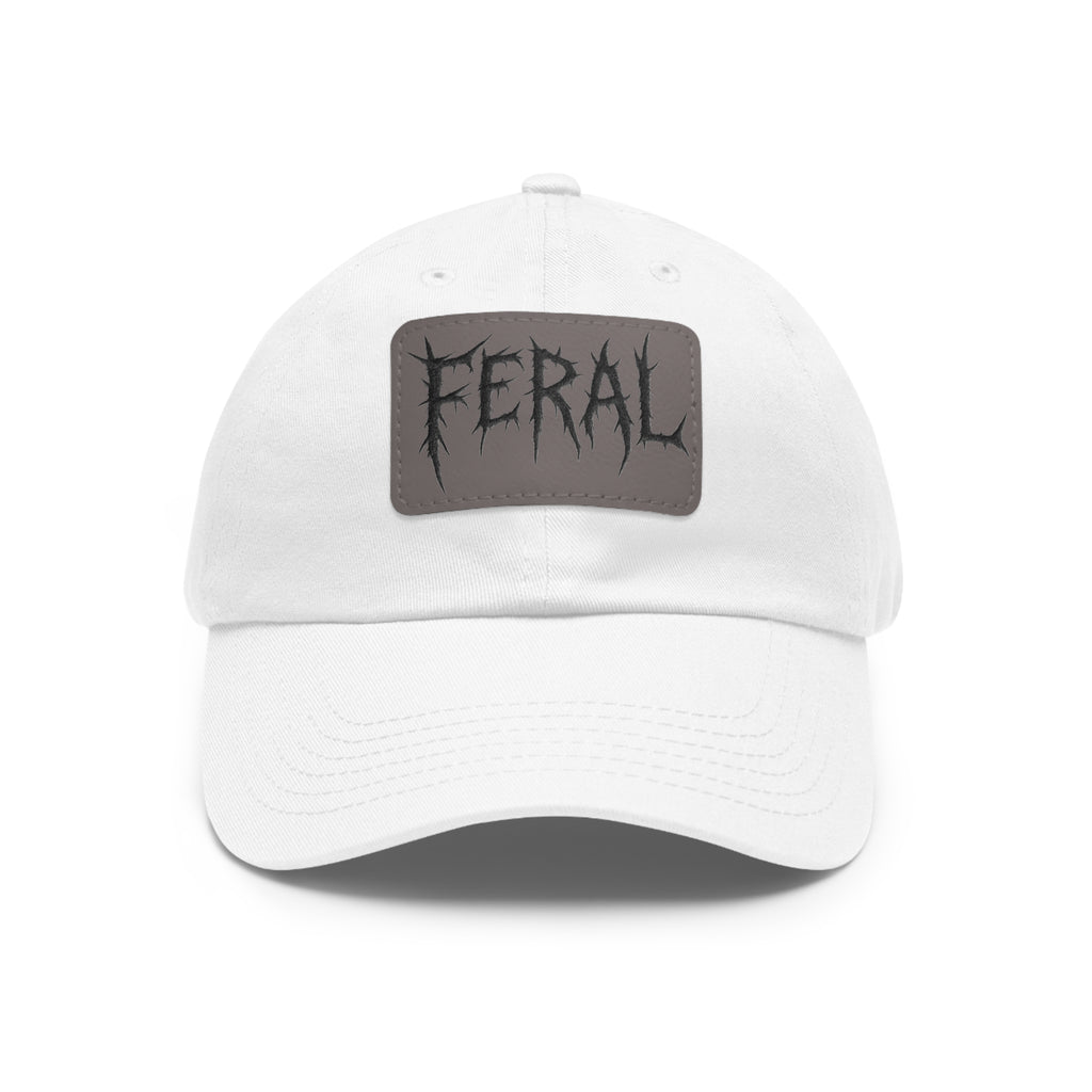 FERAL Embroidered Leather Patch Hat – Trash Cult Supply Co.